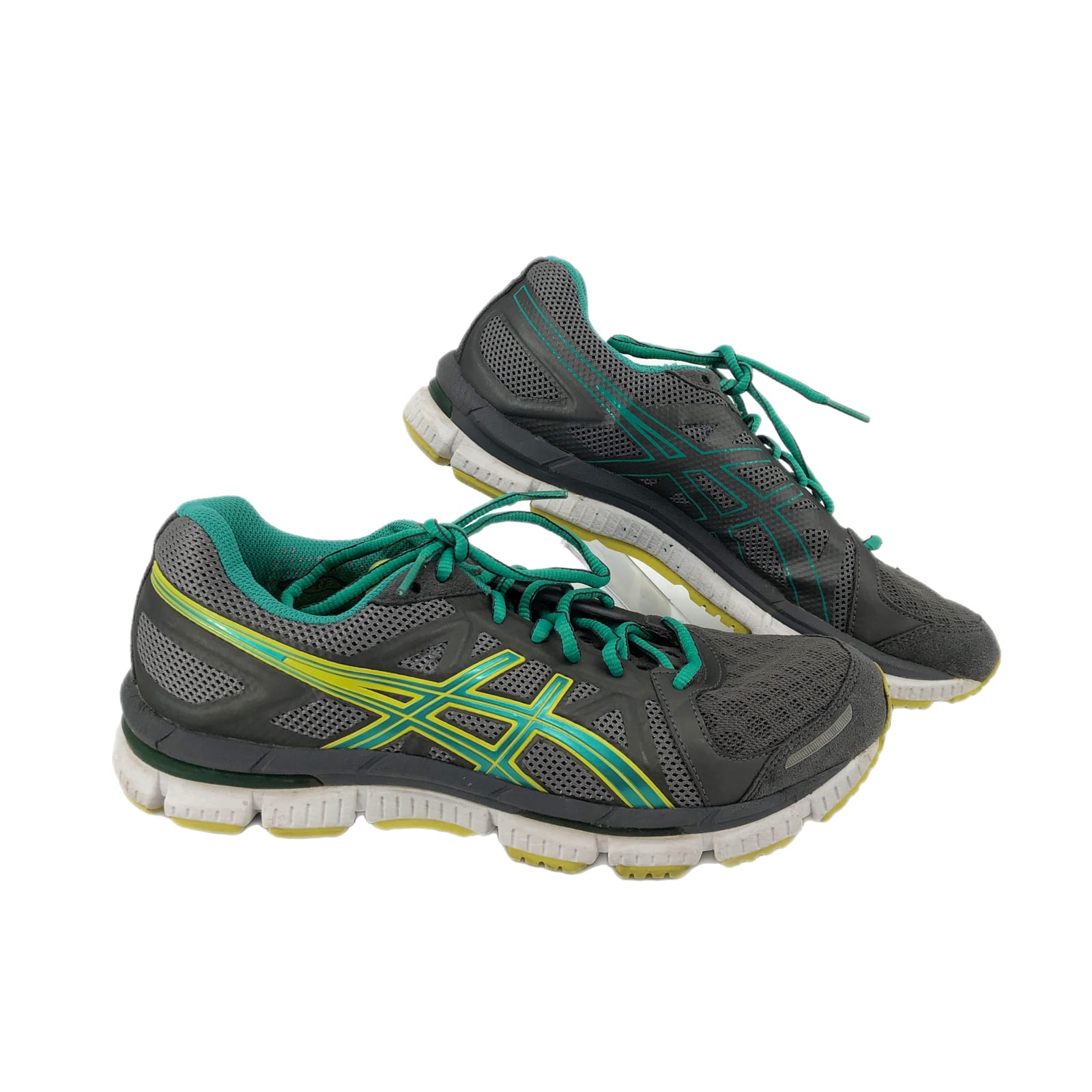 Asics Gray-Green Athletic Combat & Moto Boots
