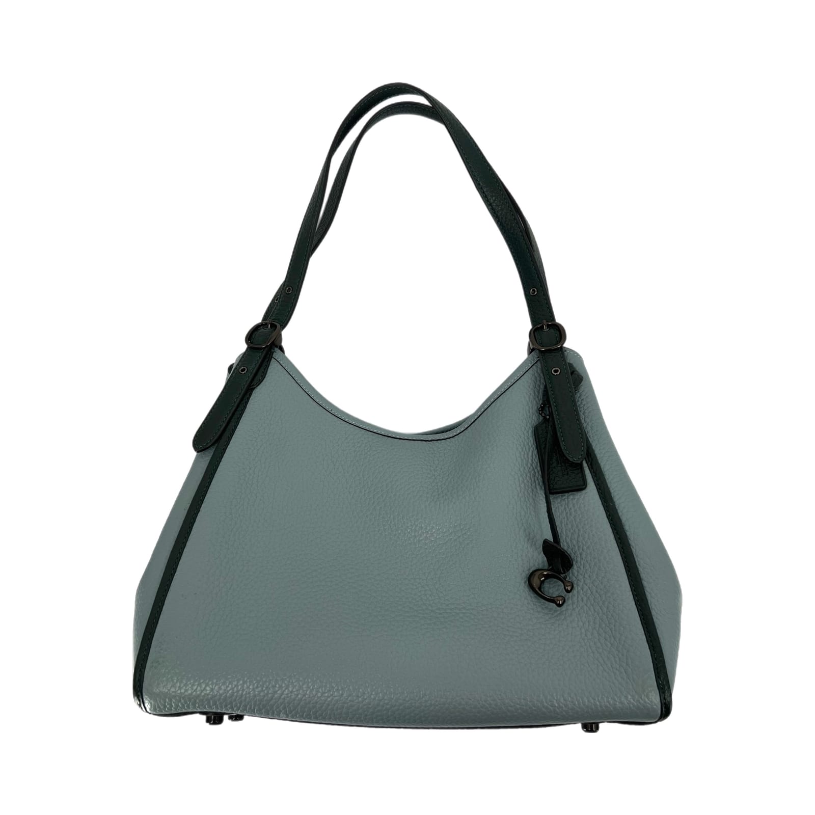 Coach Blue Leather Shoulder Bag