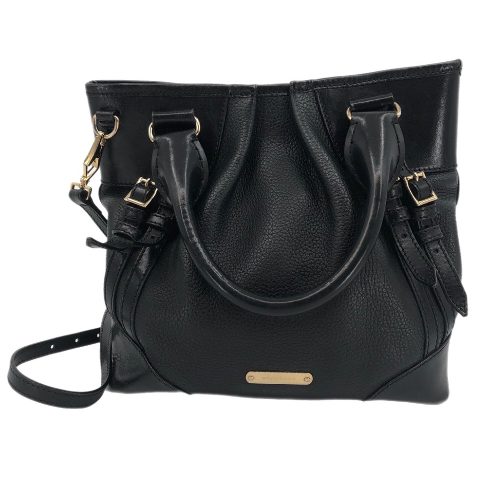 Burberry Black Leather Shoulder Bag
