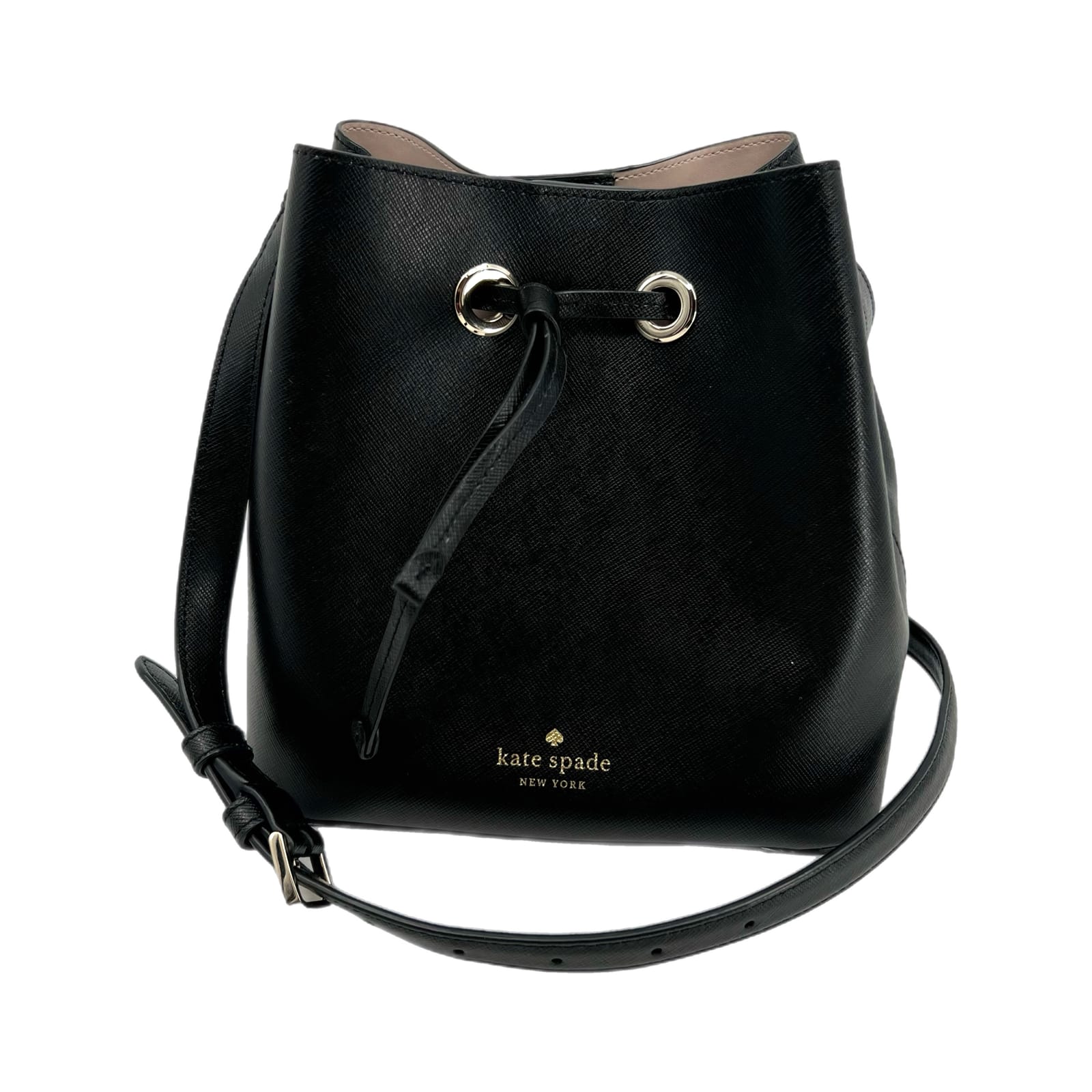 Kate Spade Black Bucket Crossbody Bag