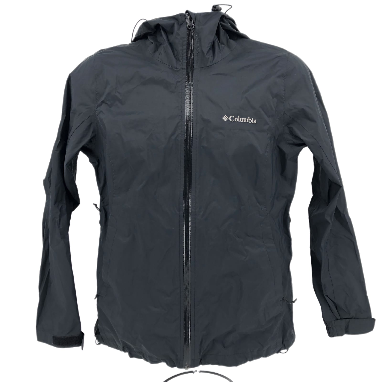 Columbia Black Full Zip Windbreaker Jacket