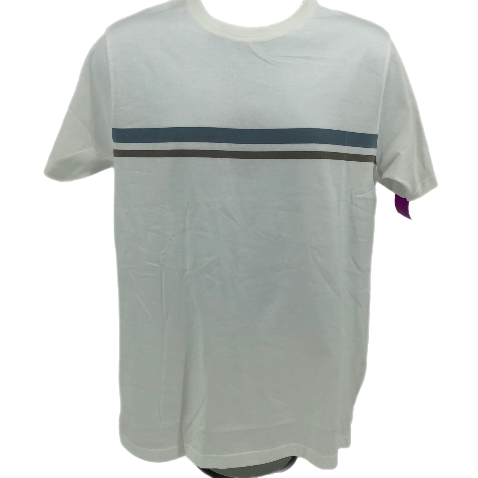 Denim & Flower White & Blue Striped T-Shirt