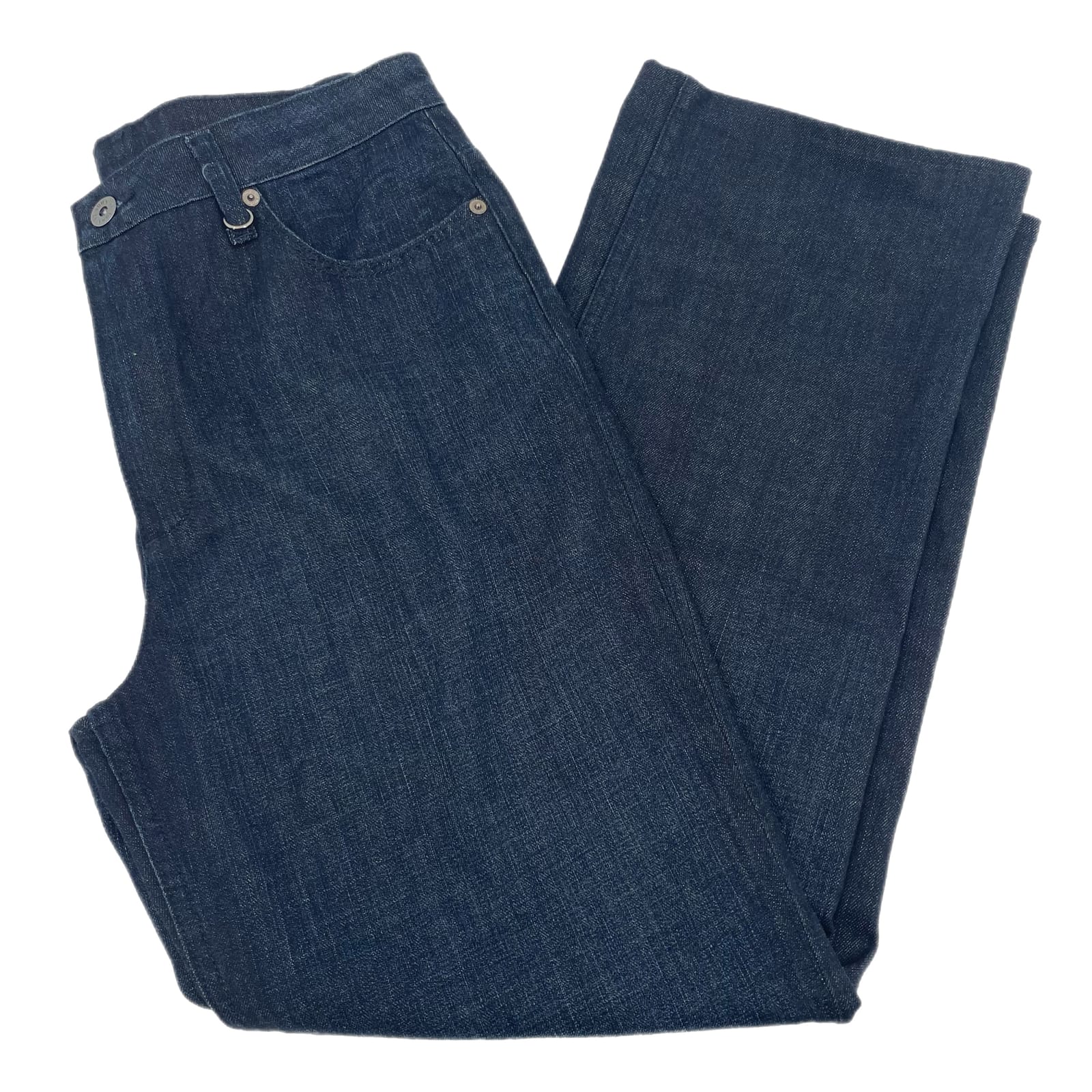 St. John Blue Classic Straight Leg Jeans