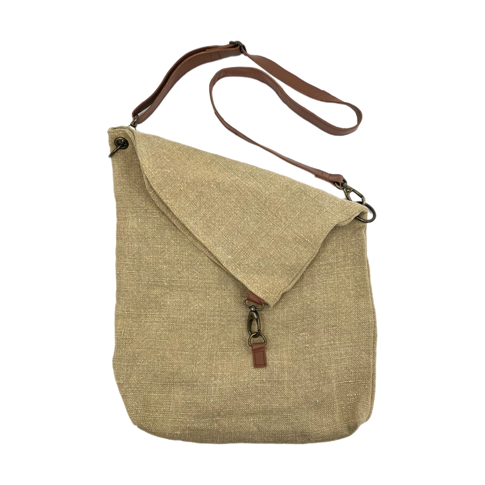 Vintage Collection Beige Jute Tote