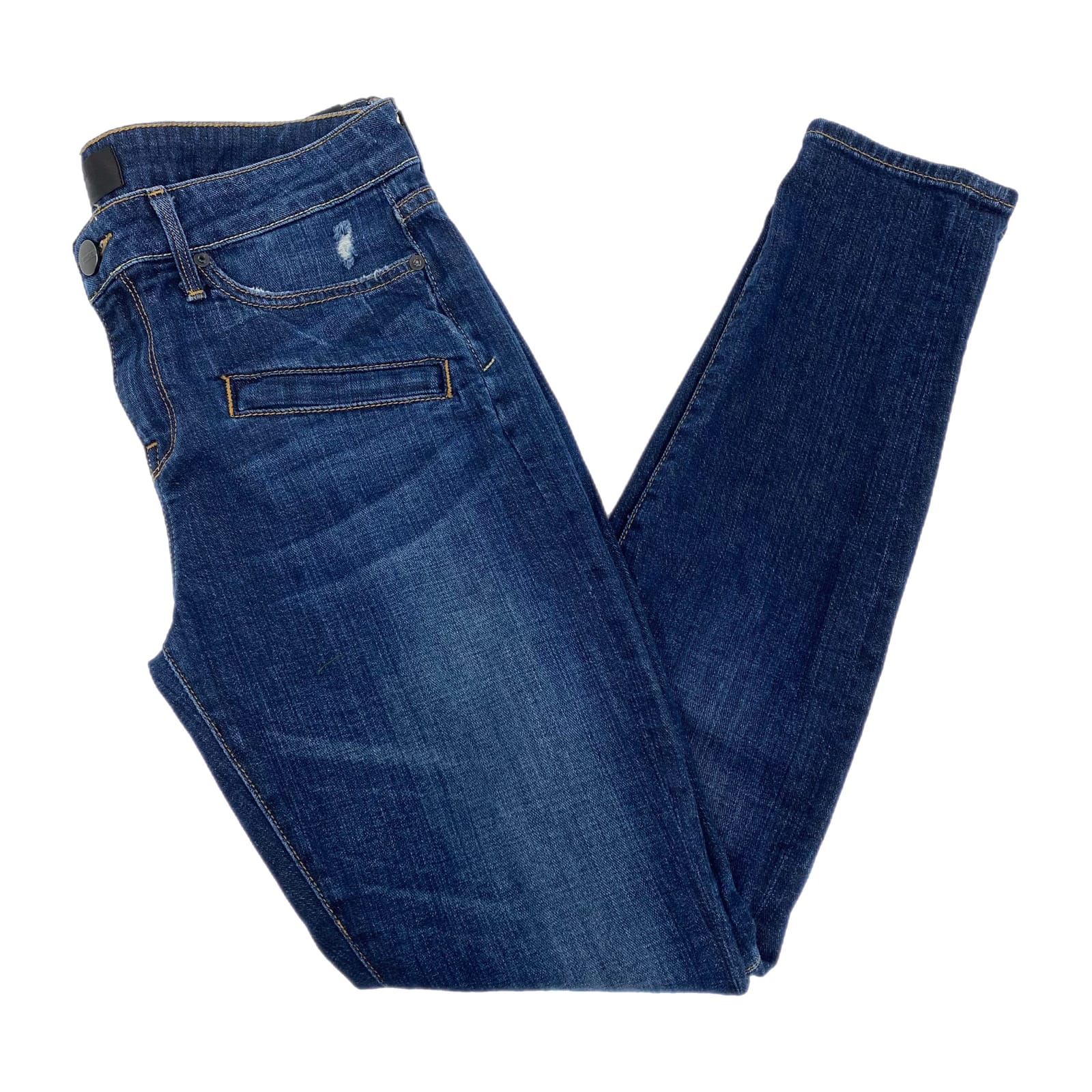 Vince Blue Dark Wash Skinny Jeans