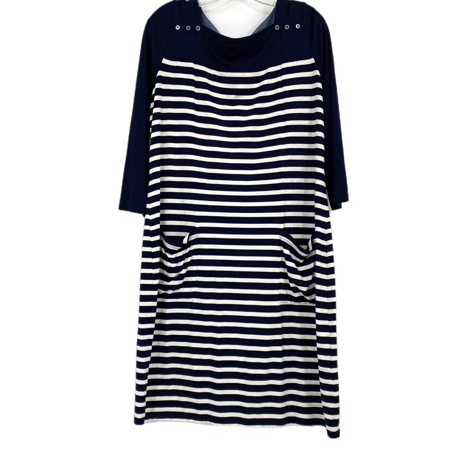 41 Hawthorn Blue & White Striped Dress