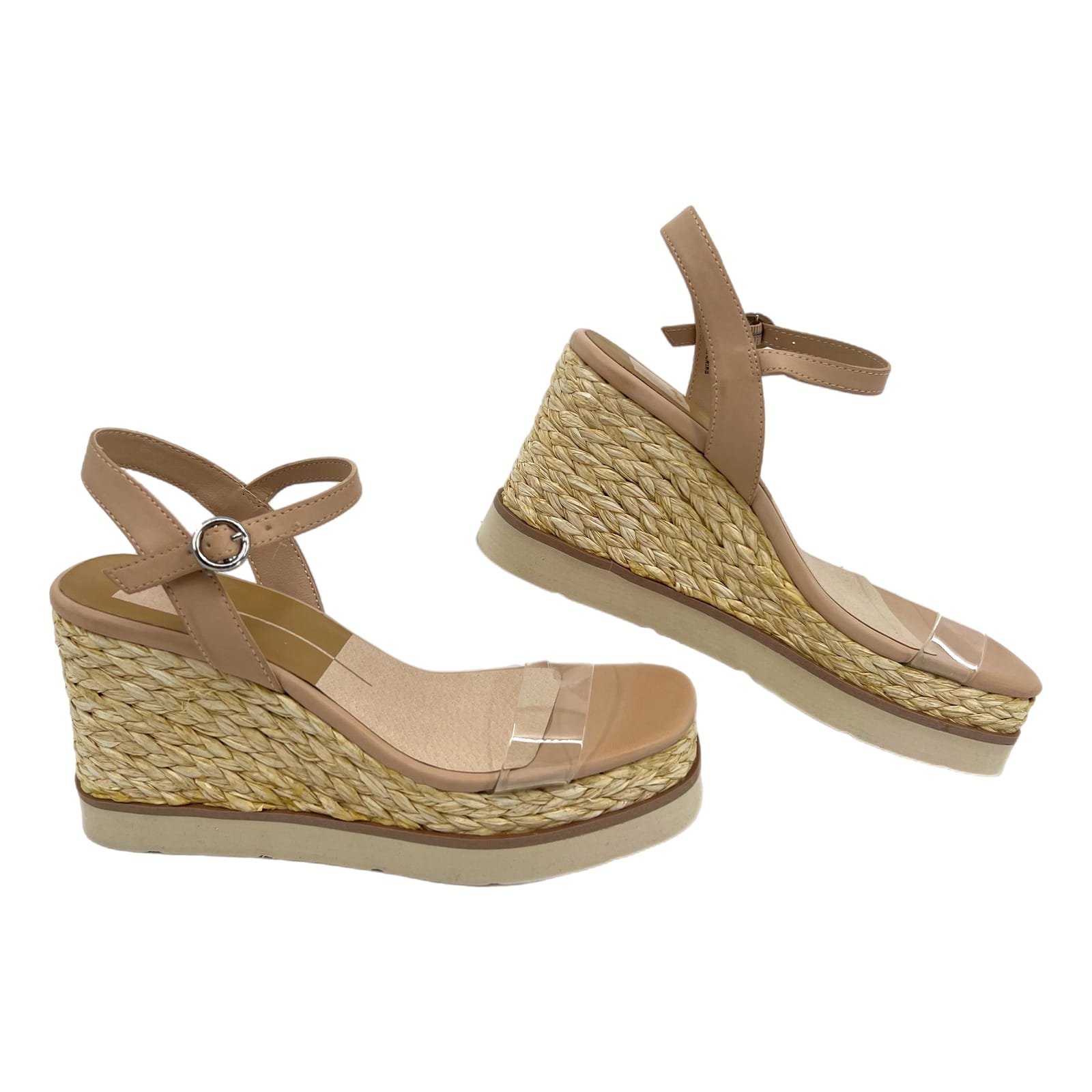 Dolce Vita Pink Beige Braided Wedges