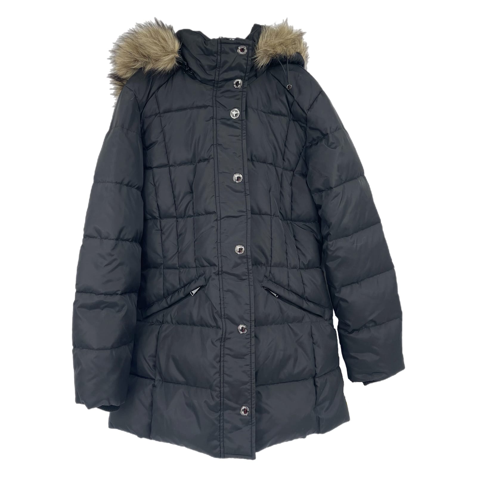 London Fog Black Puffer Parka