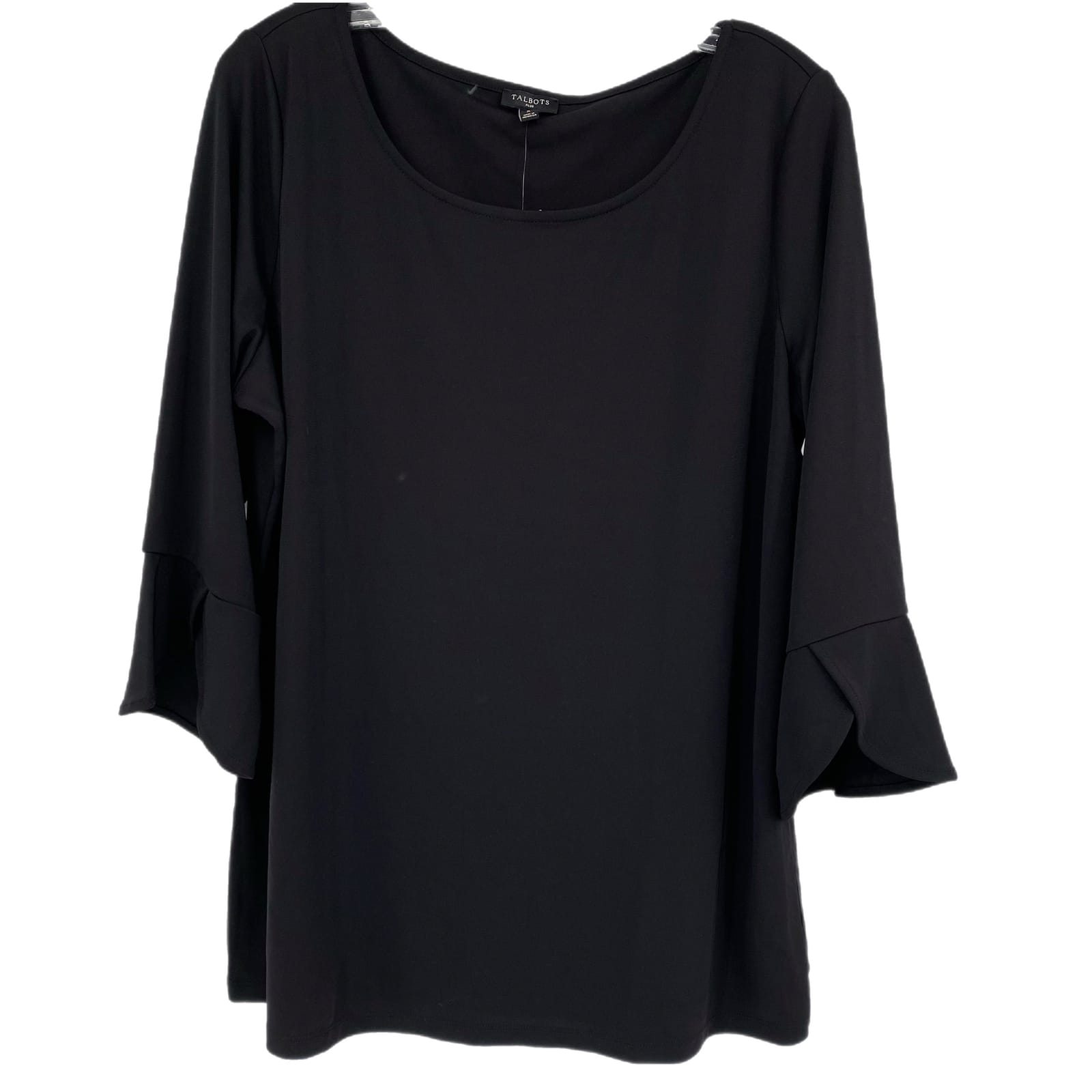 Talbots Black Basic Long Sleeve Blouse