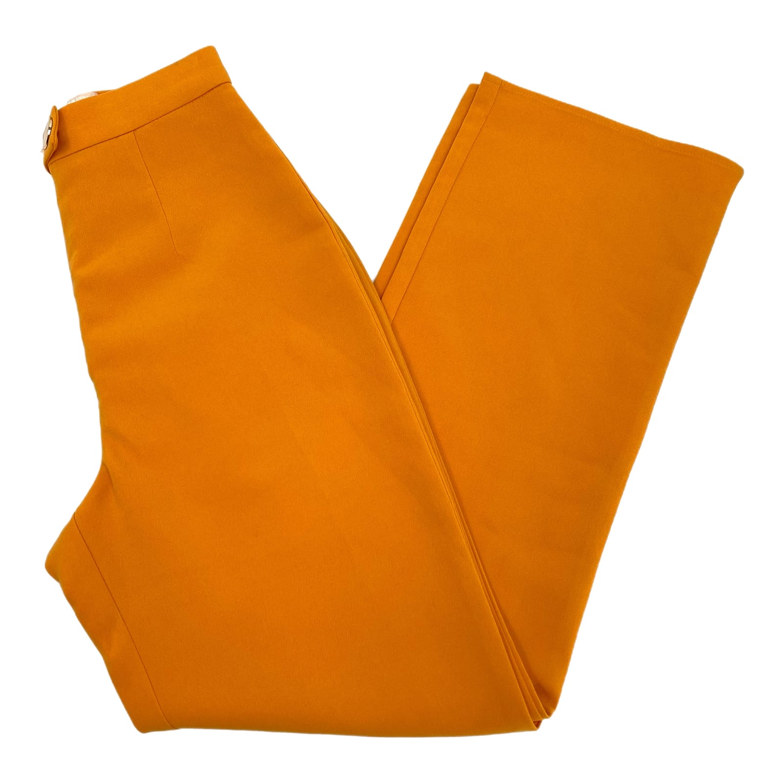 KEEPSAKE Orange Hi-Rise Wide-Leg Trousers