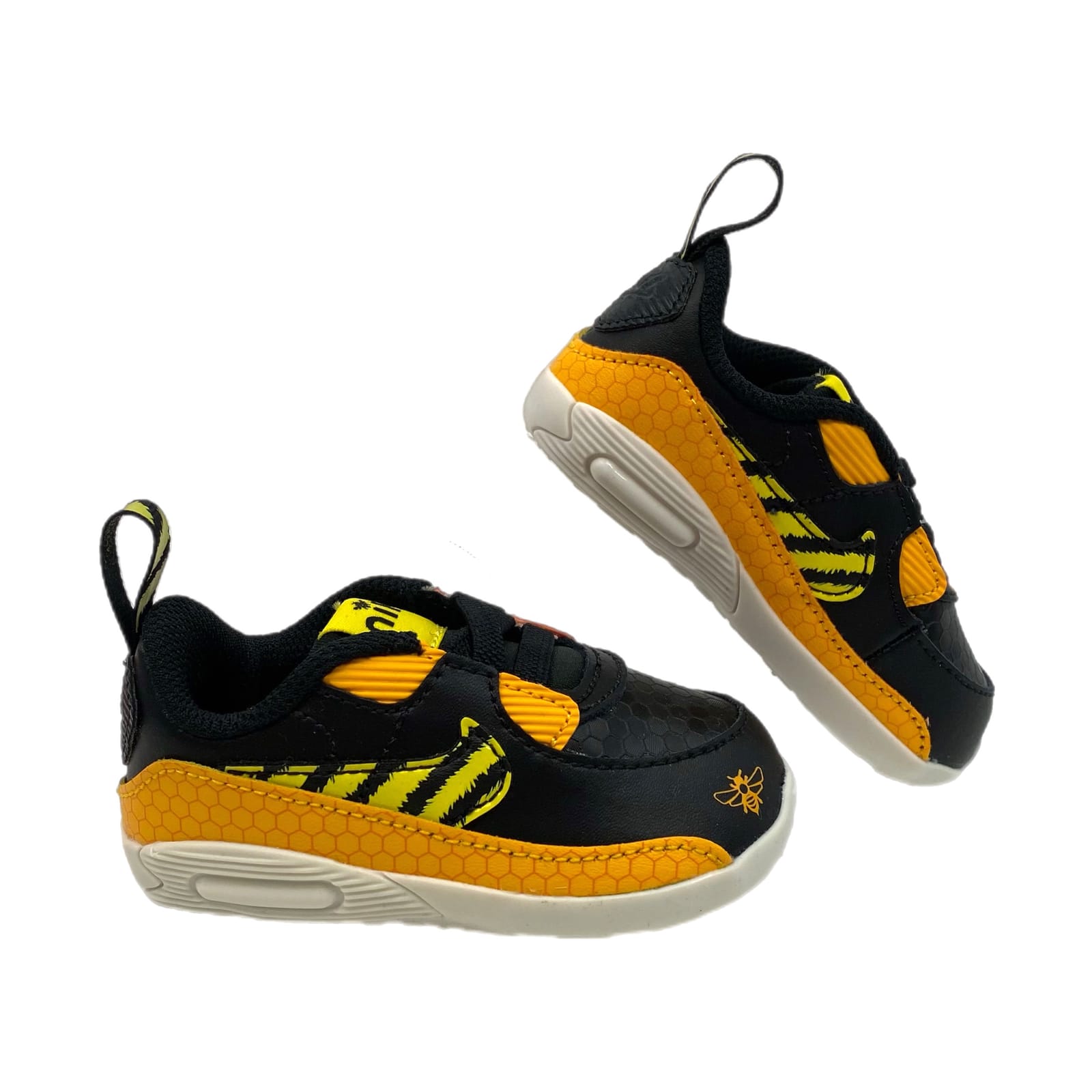Nike Black Yellow Max 90 Crib SE Sneakers