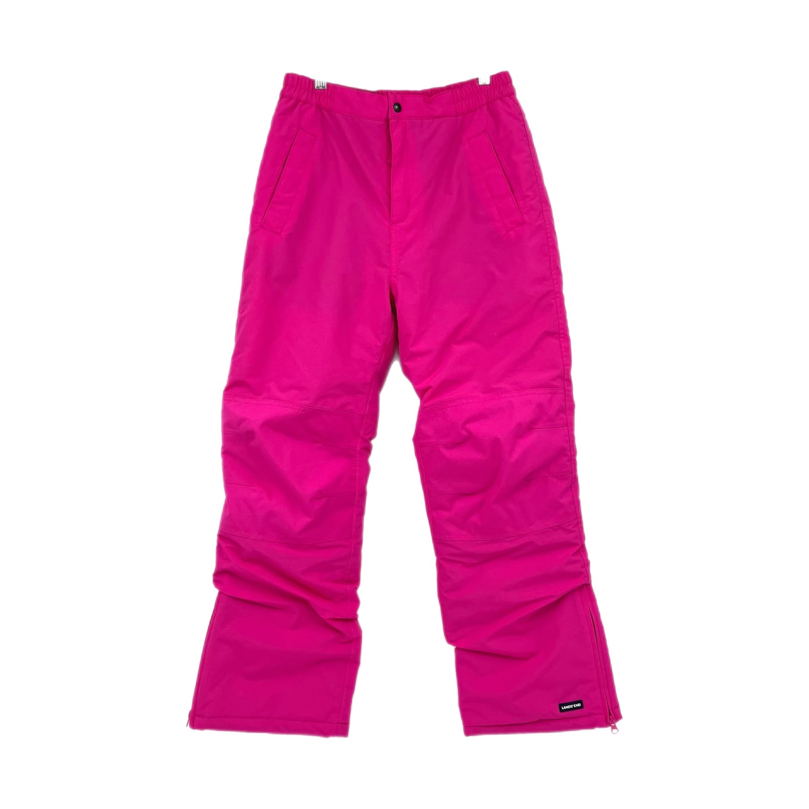 Lands' End Bright Pink Classic Snow Pants