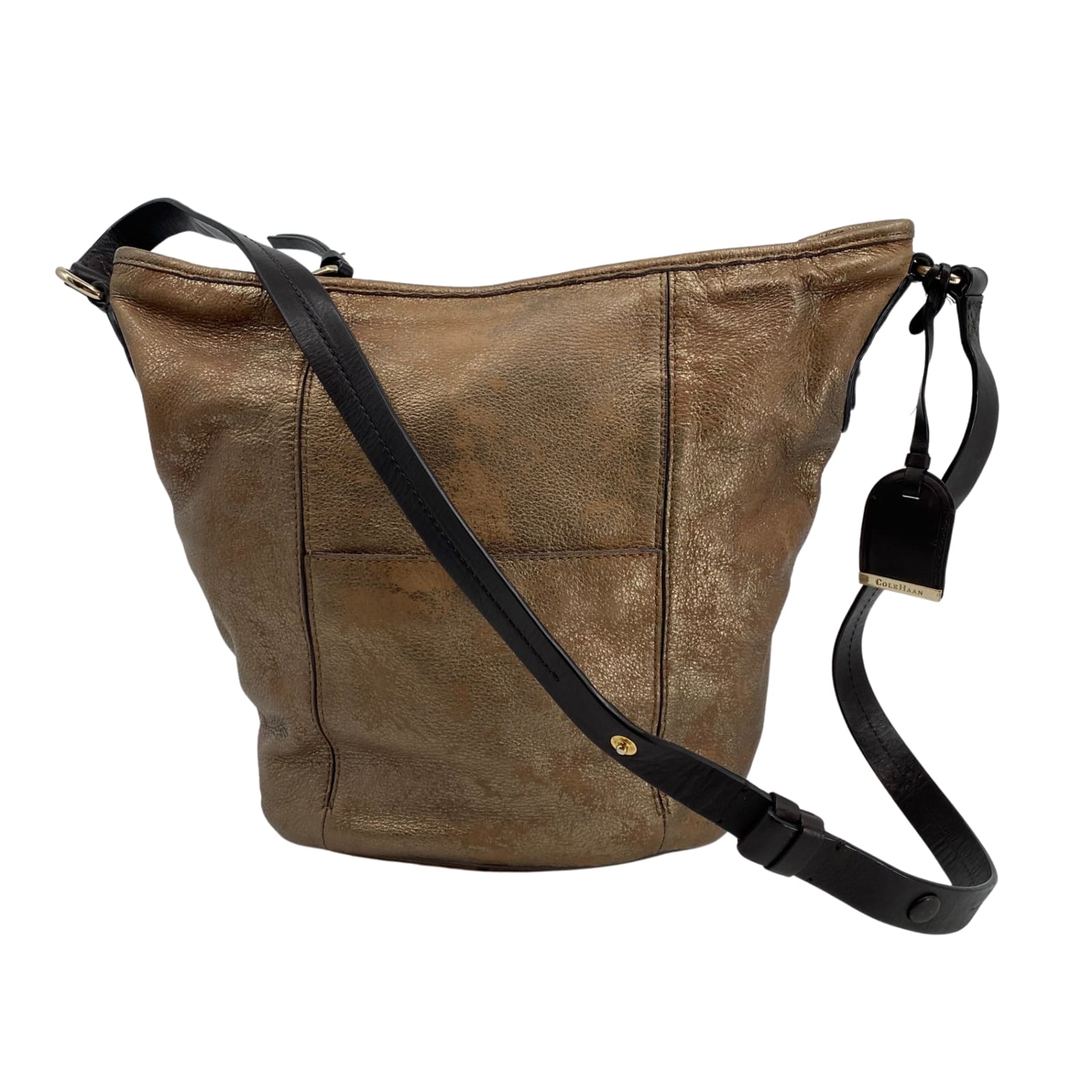 Cole Haan Brown Leather Hobo Bag
