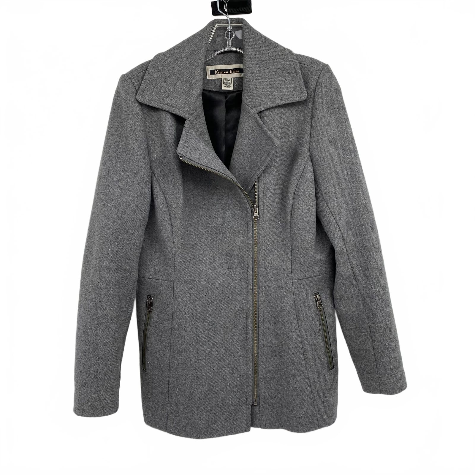 Kristen Blake Gray Wool Pea Coat