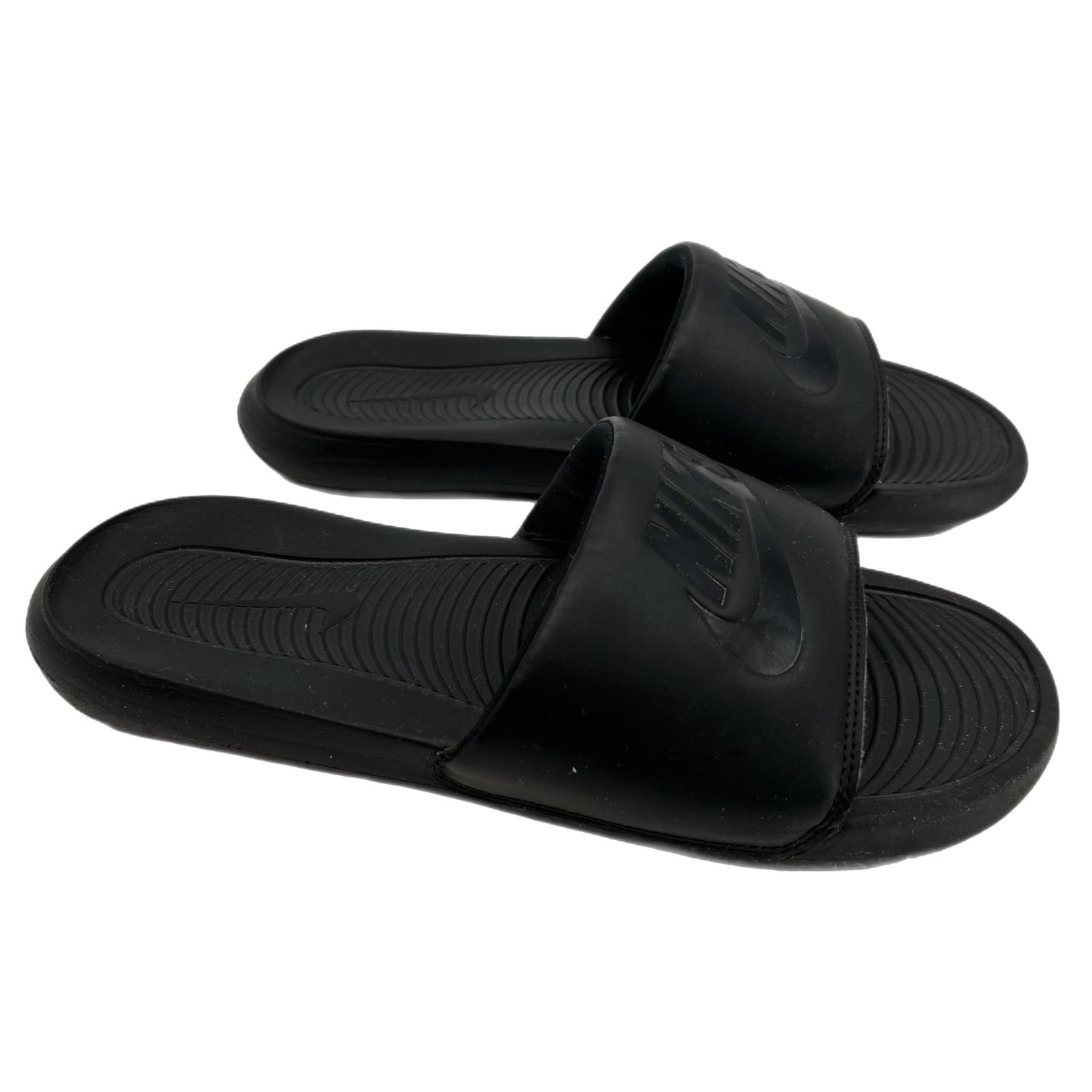 Nike Black Athletic Slippers