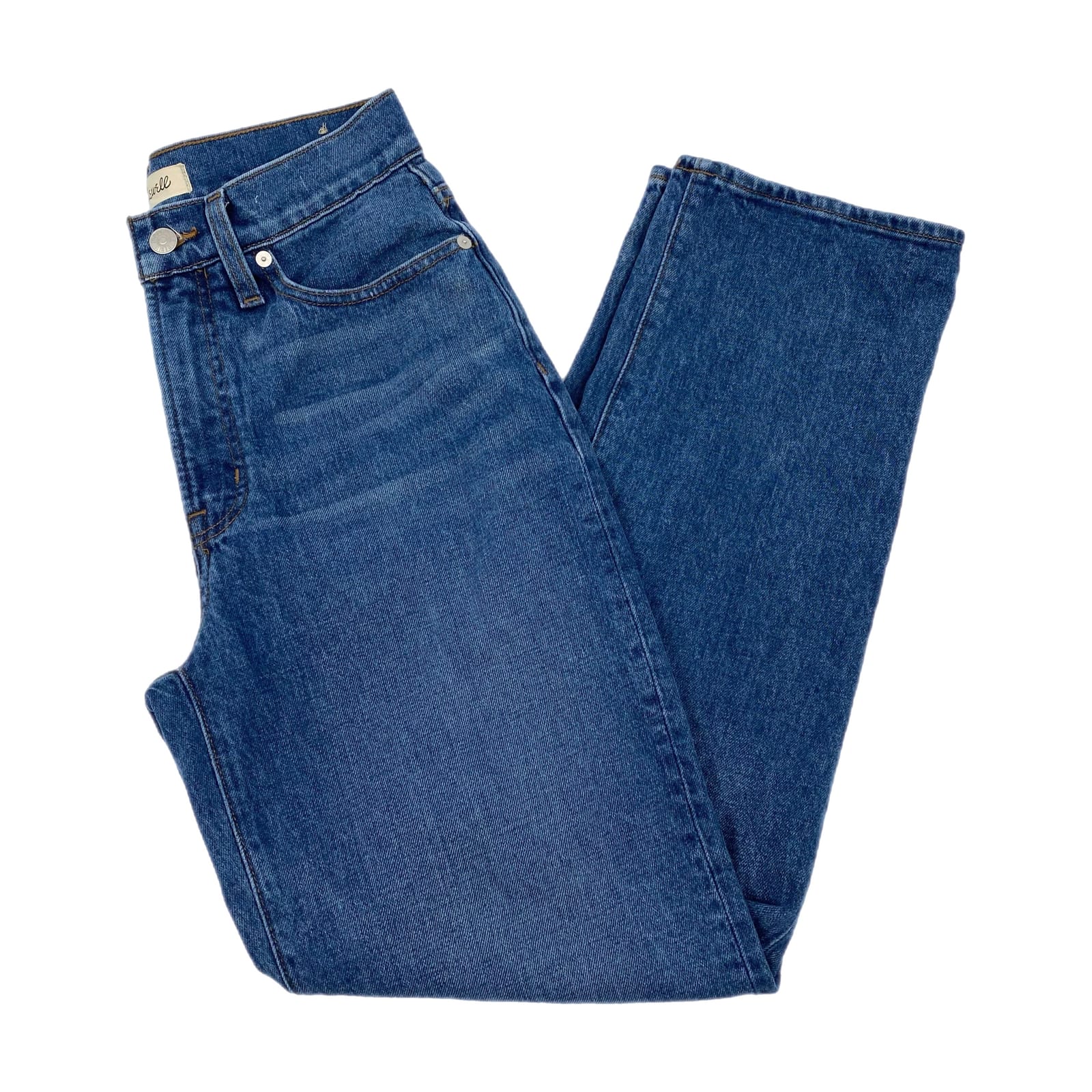 Madewell Perfect Vintage High-Rise Straight Leg Jeans