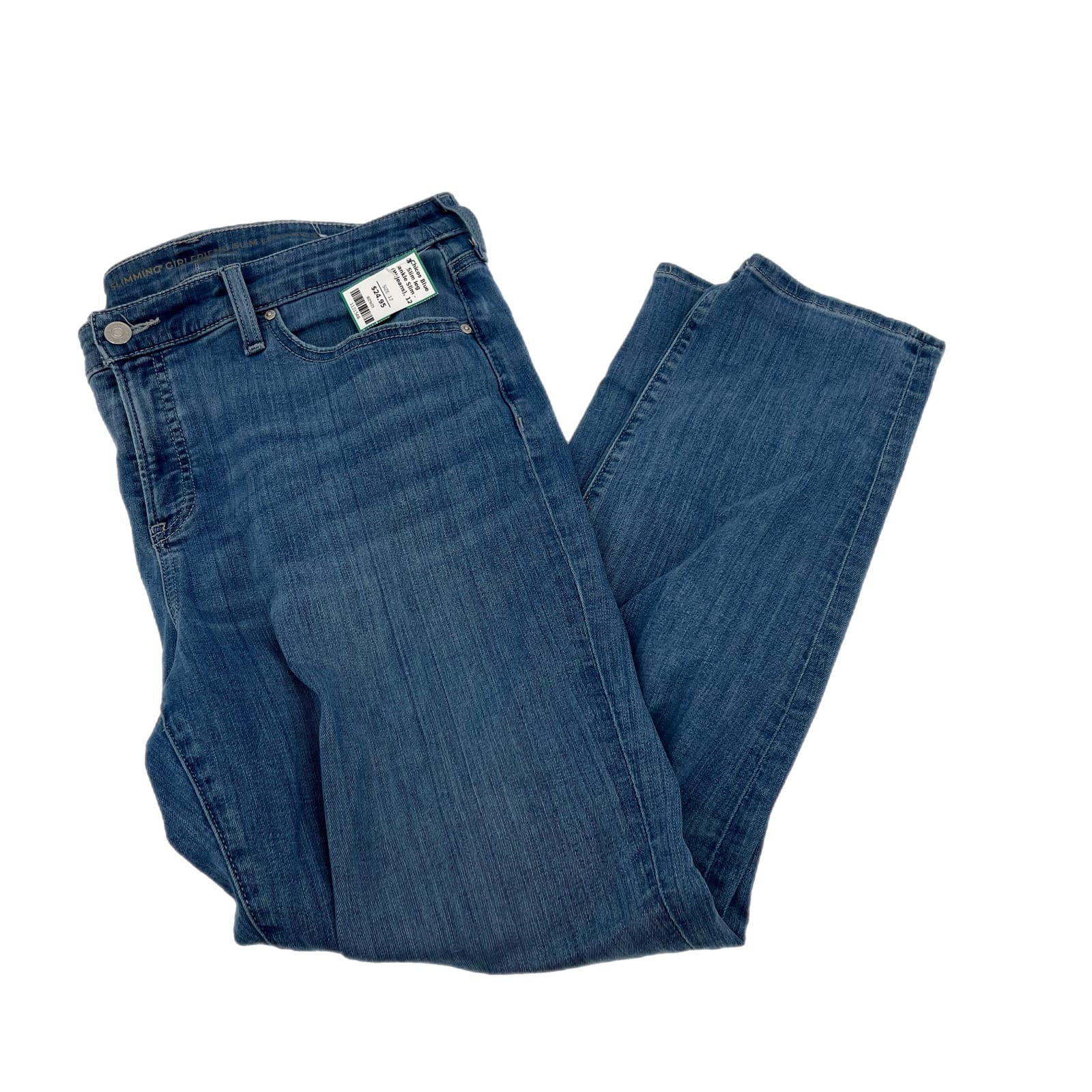 Chico's Blue Denim Straight Leg Jeans