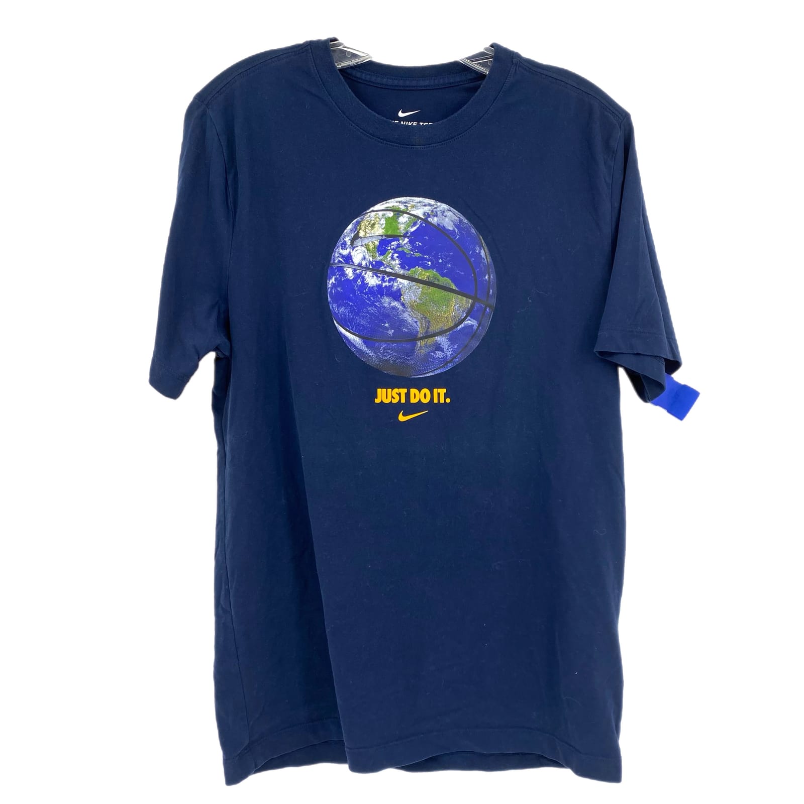 Nike Blue Basic Earth Graphic Tee