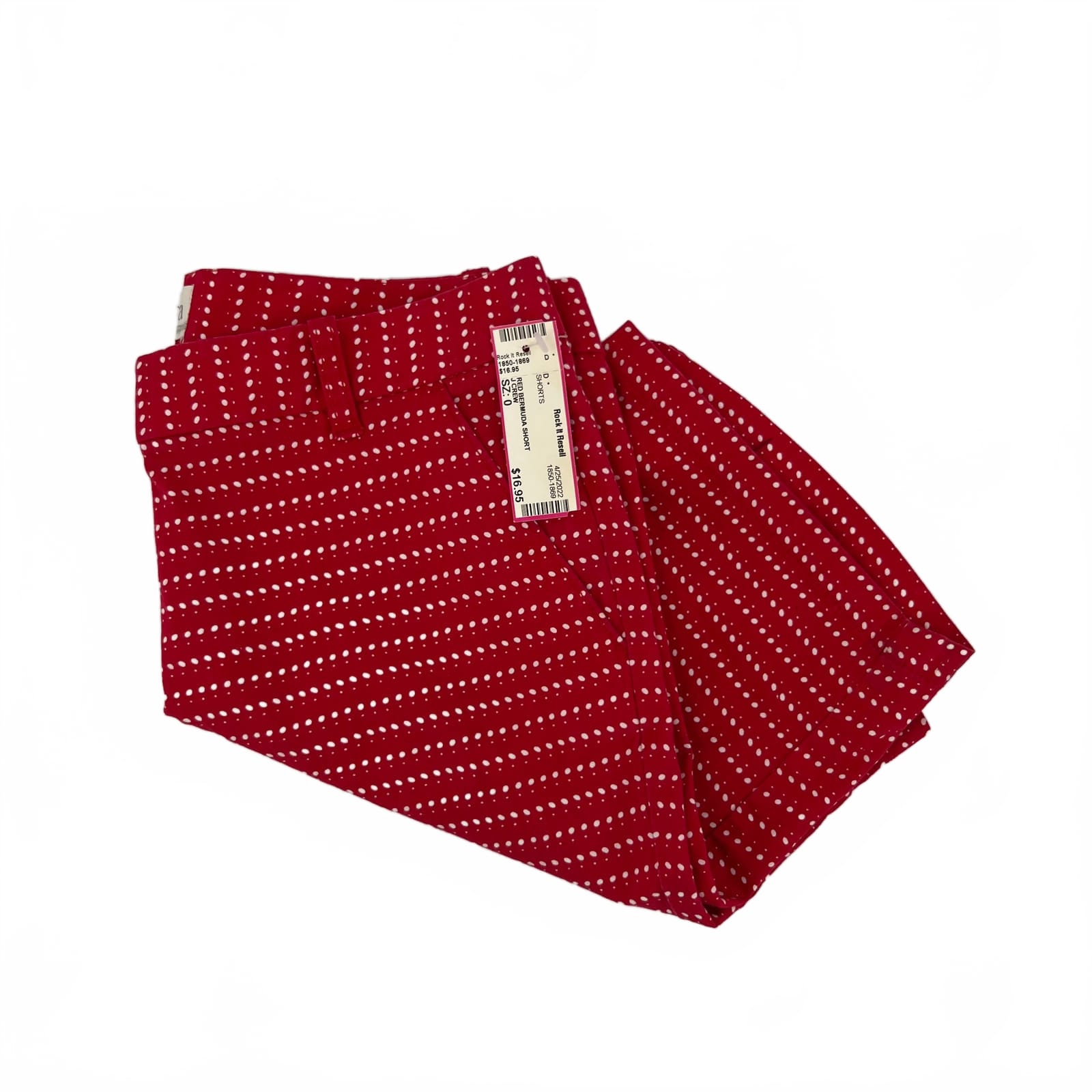 J.Crew Red Bermuda Shorts