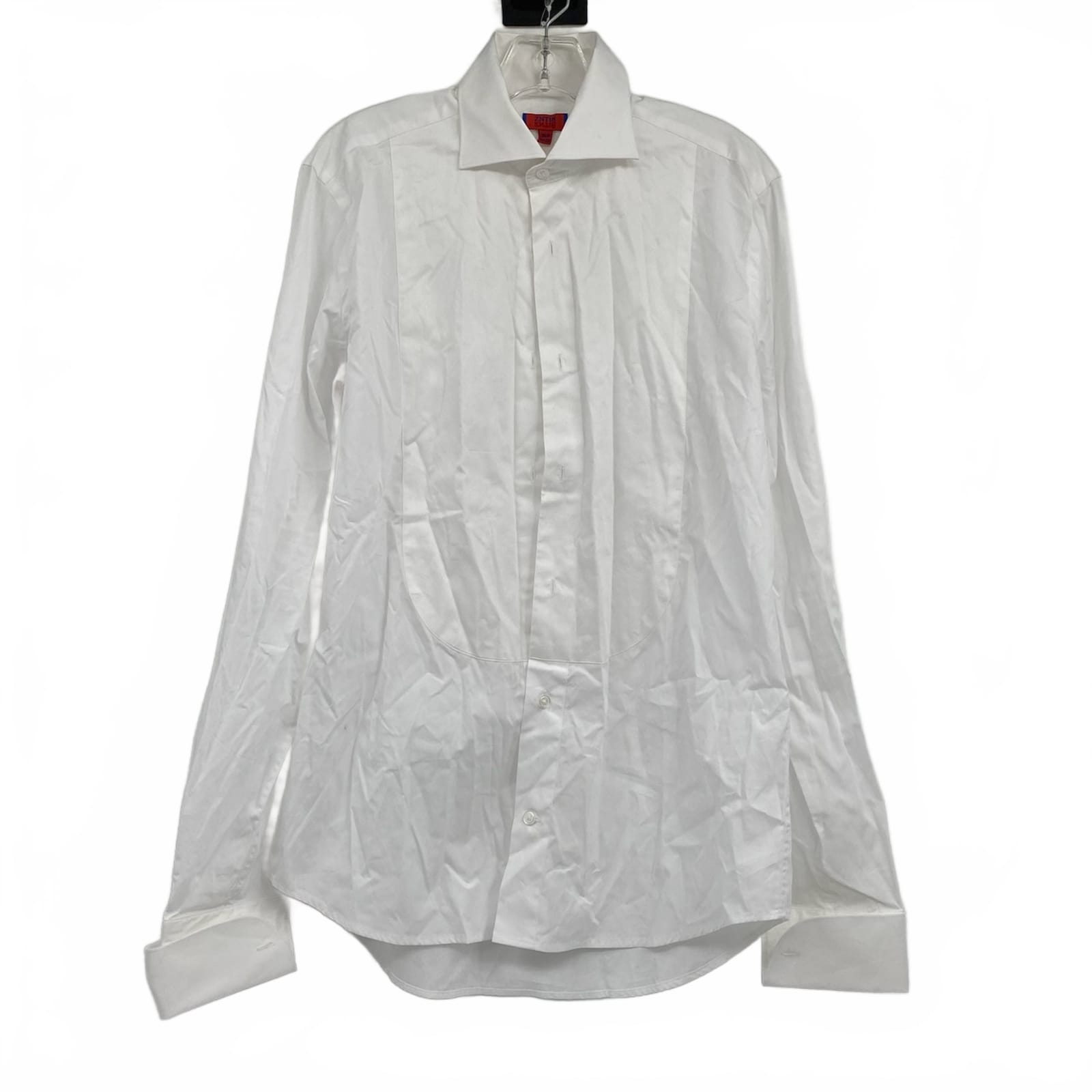 ZNT18 White Tuxedo Dress Shirt