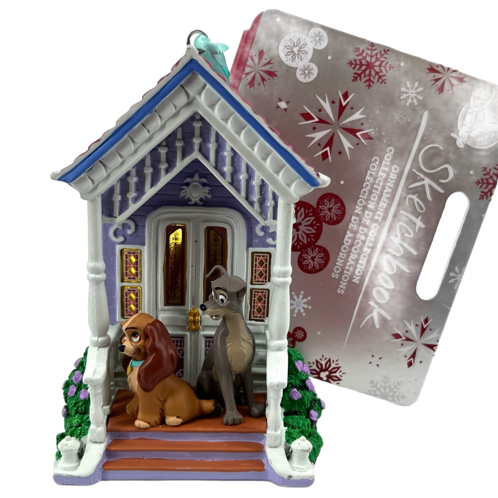Disney Sketchbook Lady & the Tramp Christmas Ornament