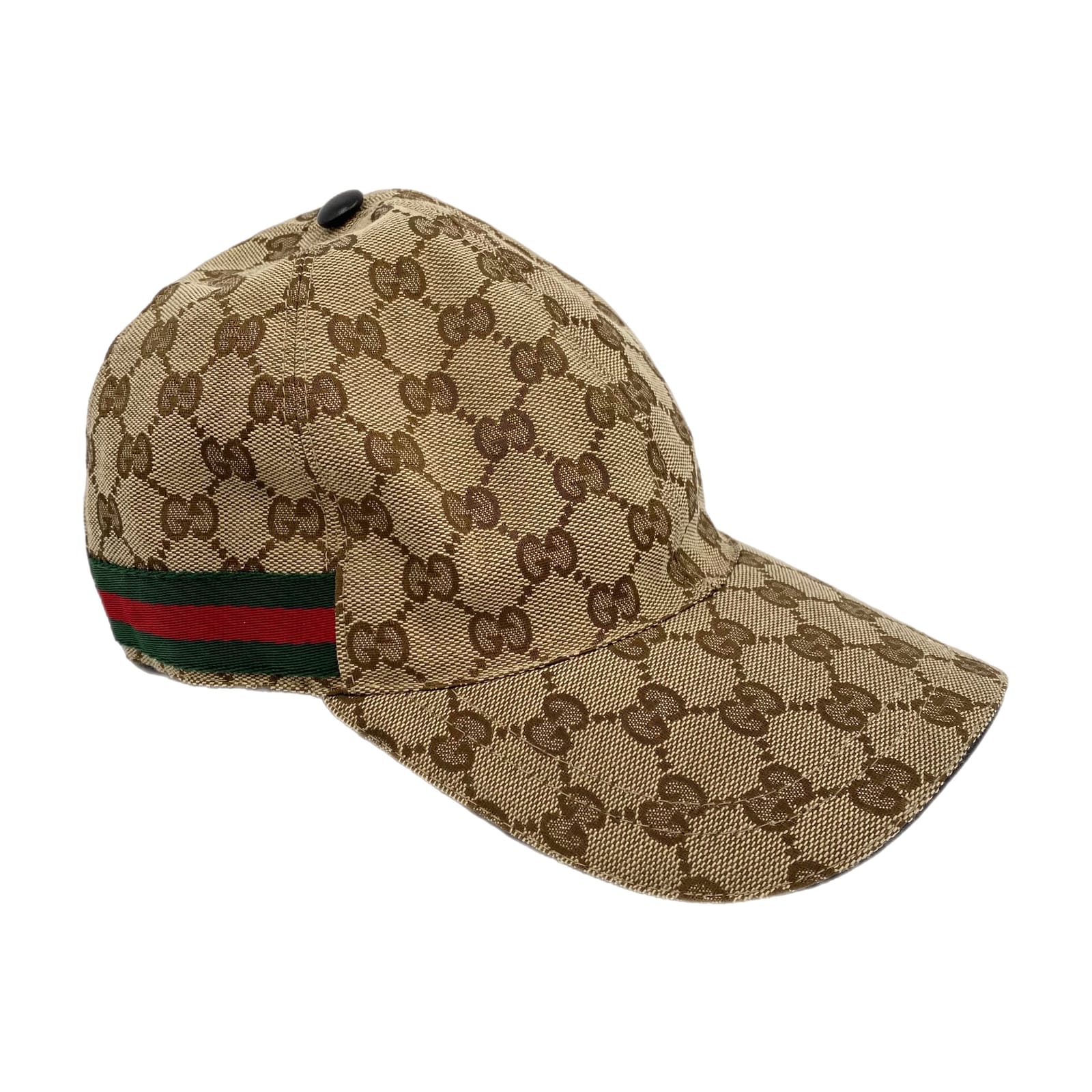 Gucci Brown GG Print Baseball Cap