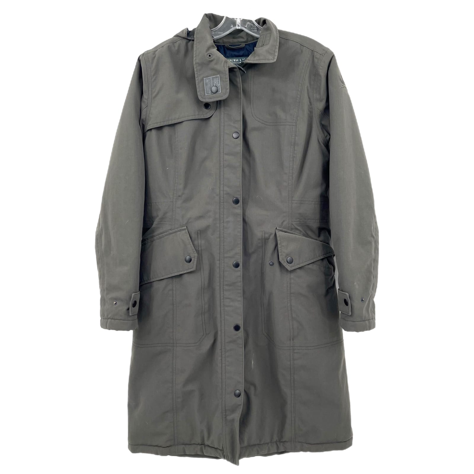 Spiewak Green Detachable Hood Anorak Coat