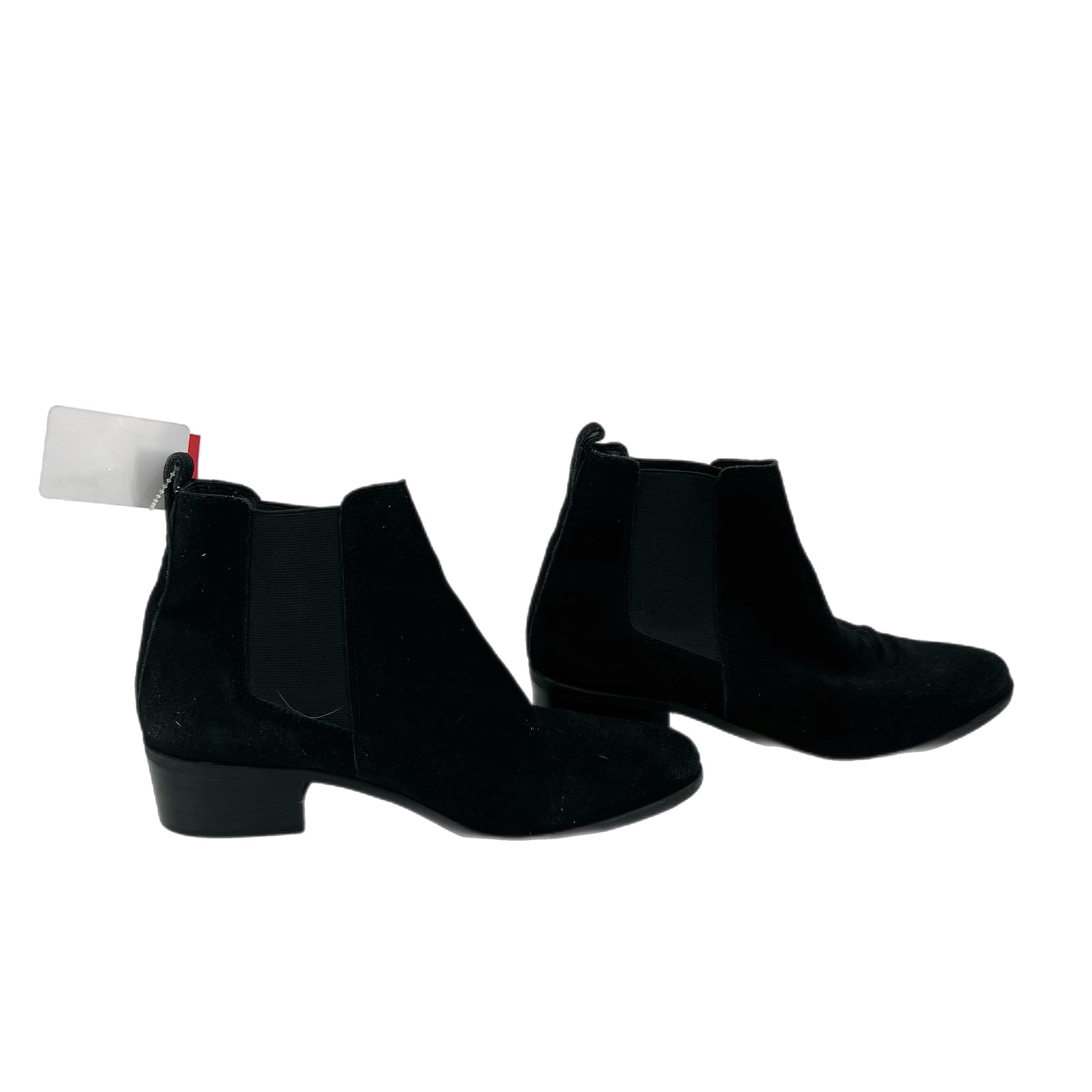 Steve Madden Black Suede Ankle Booties