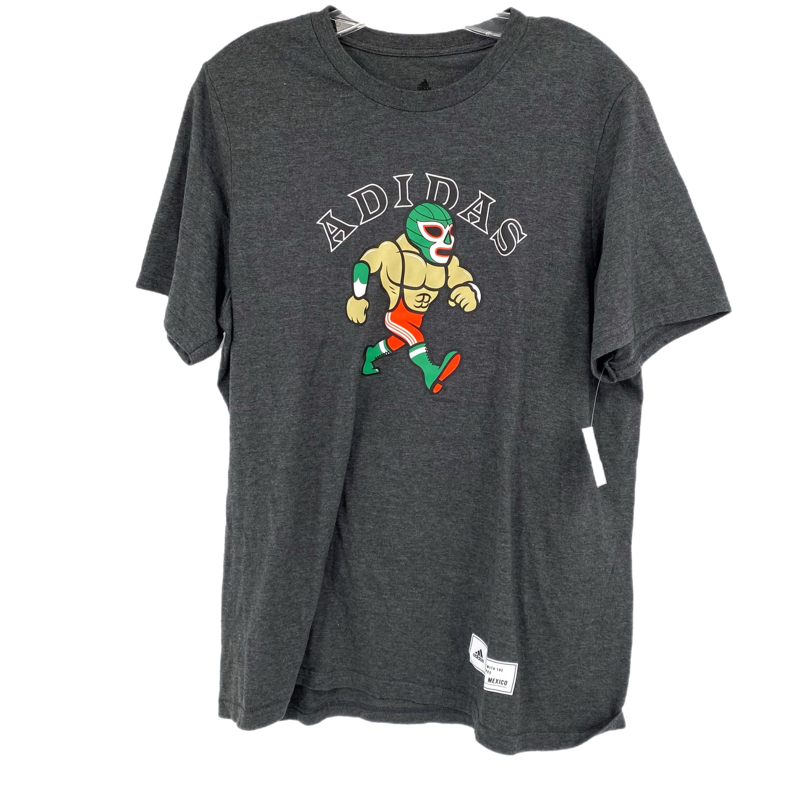 adidas Gray Graphic Tee