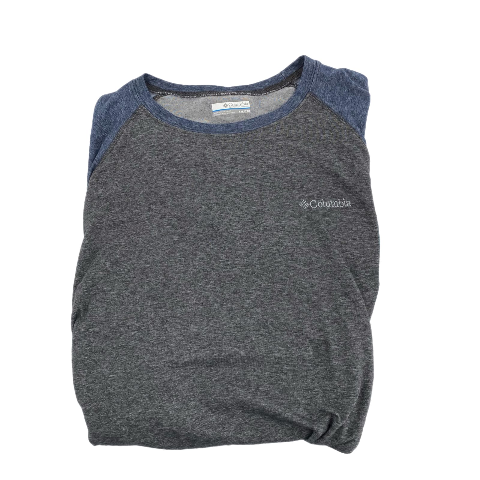 Columbia Gray Classic Long Sleeve Polo Shirt