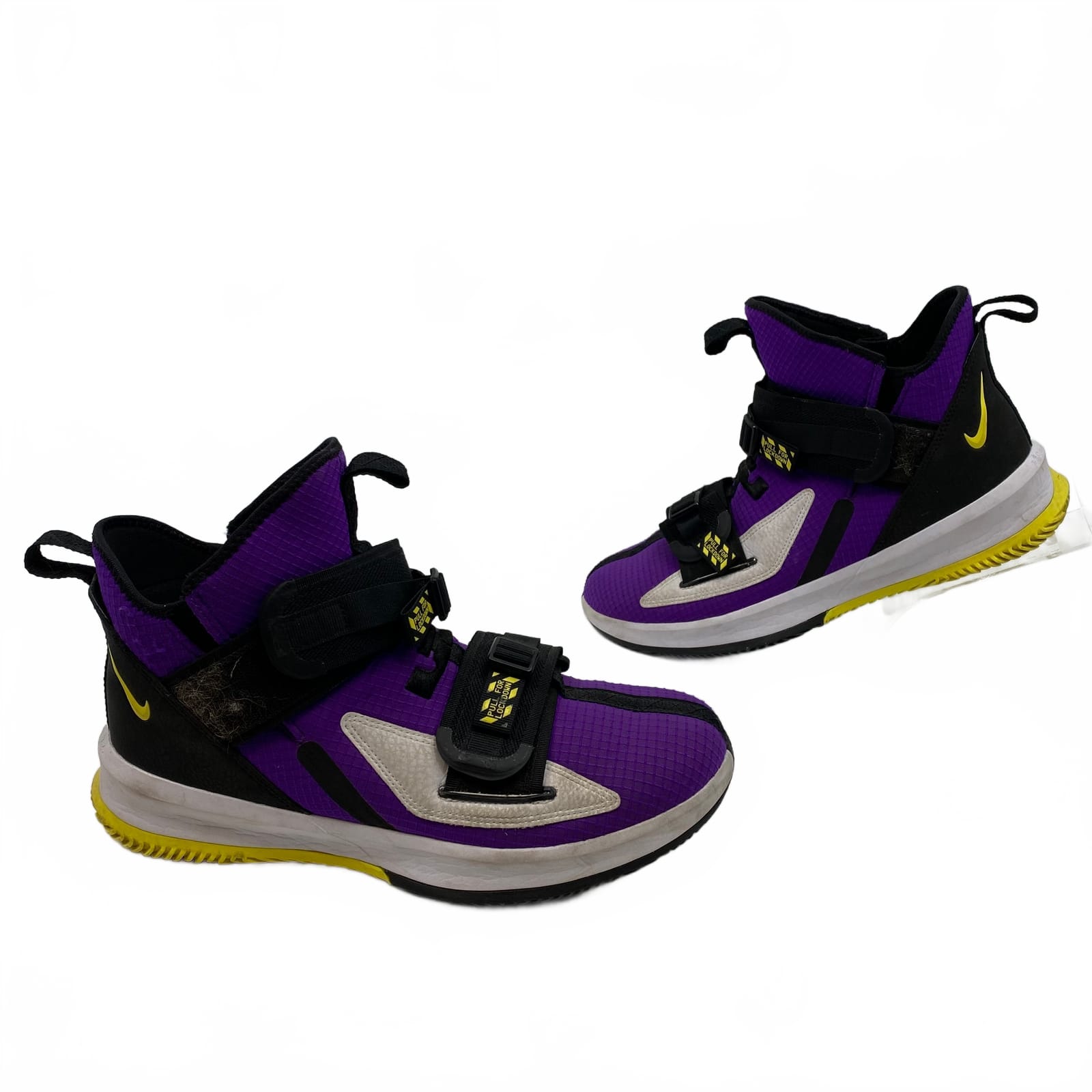 Nike Purple Black Synthetic Lebron Soldier 13 Sneakers