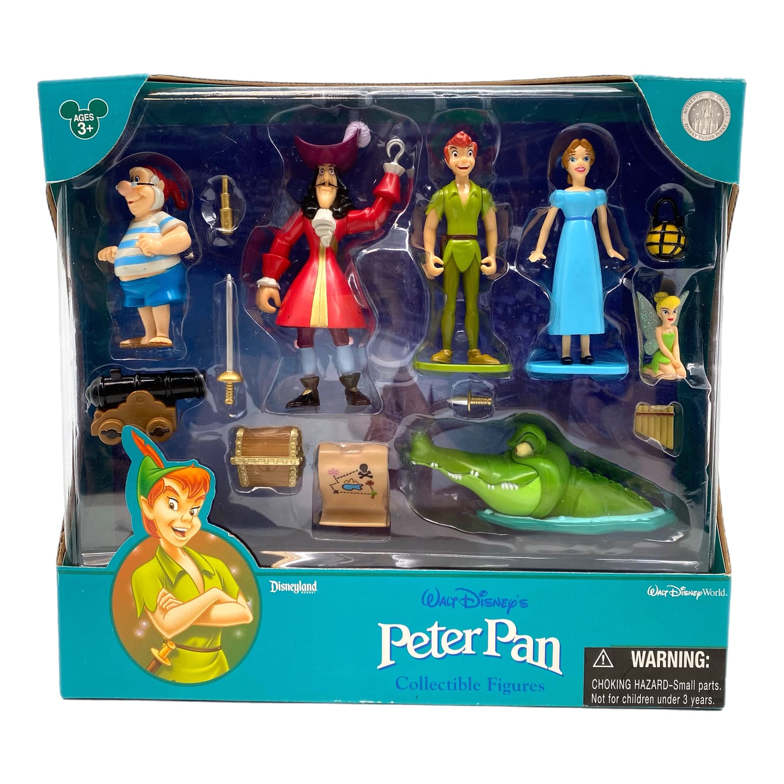 Disney Blue Peter Pan Collectible 14 Piece Figurine Playset