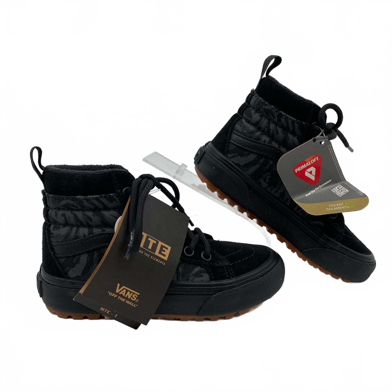 Vans Black Gray Classic Sk8 Hi Mte-1 Insulated Sneakers