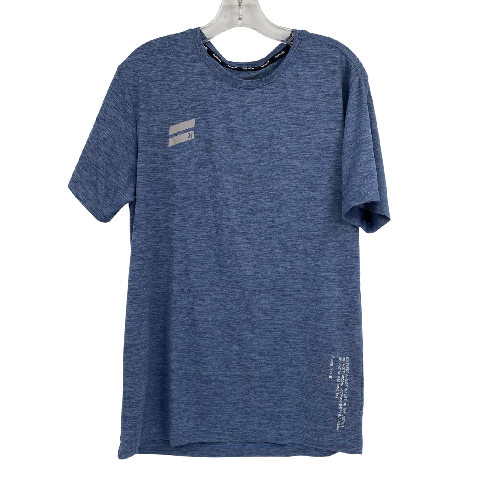 Hurley Blue Basic Short Sleeve T-Shirt