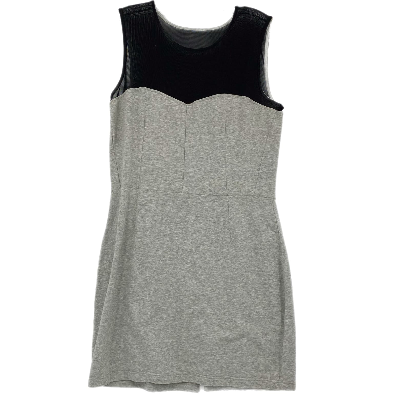 Maeve Black & Gray Sleeveless Mini Dress