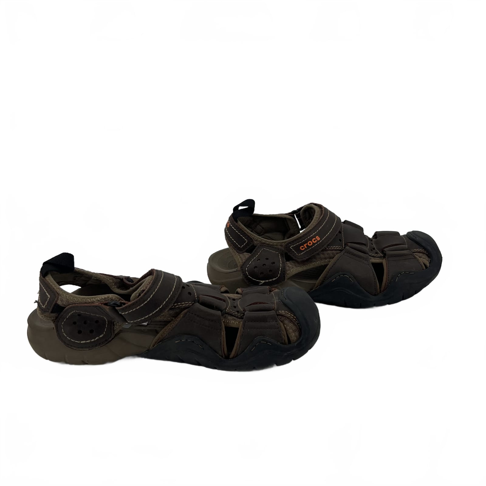 CROCS Brown Classic Slip-On Sandals