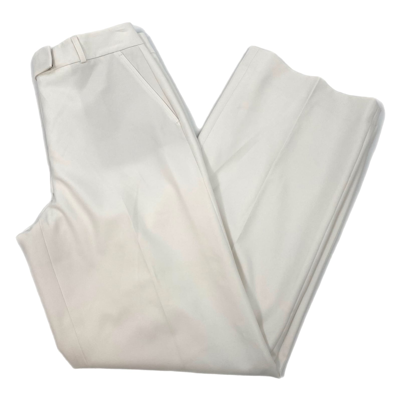 White House Black Market White Luna Wide Leg Trousers
