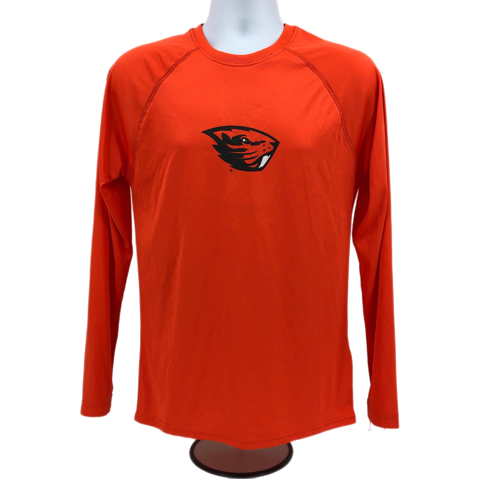 Champion Beavers Orange-Black Breathable Graphic T-Shirt
