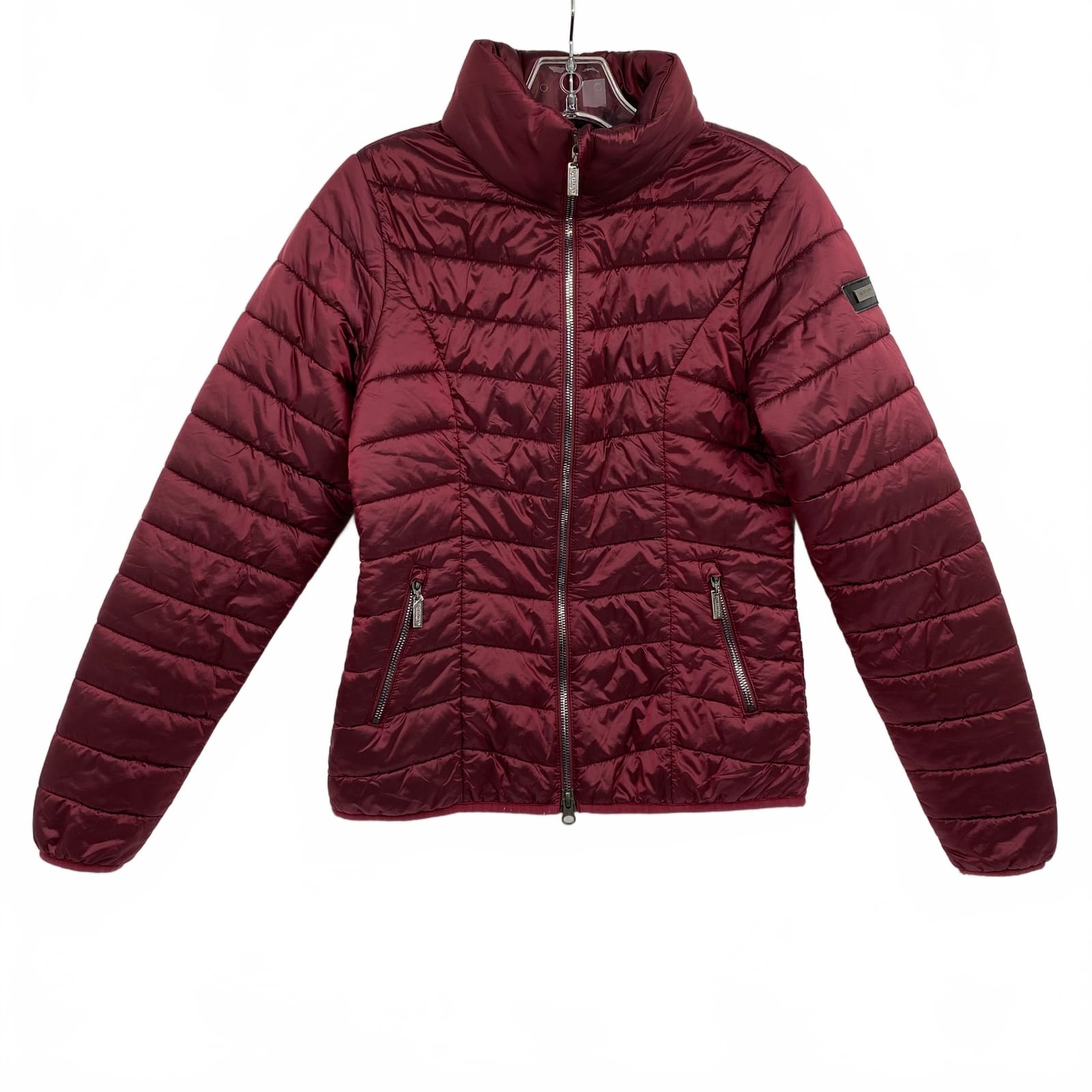Equestrian Stockholm Red Nylon Puffer Jacket