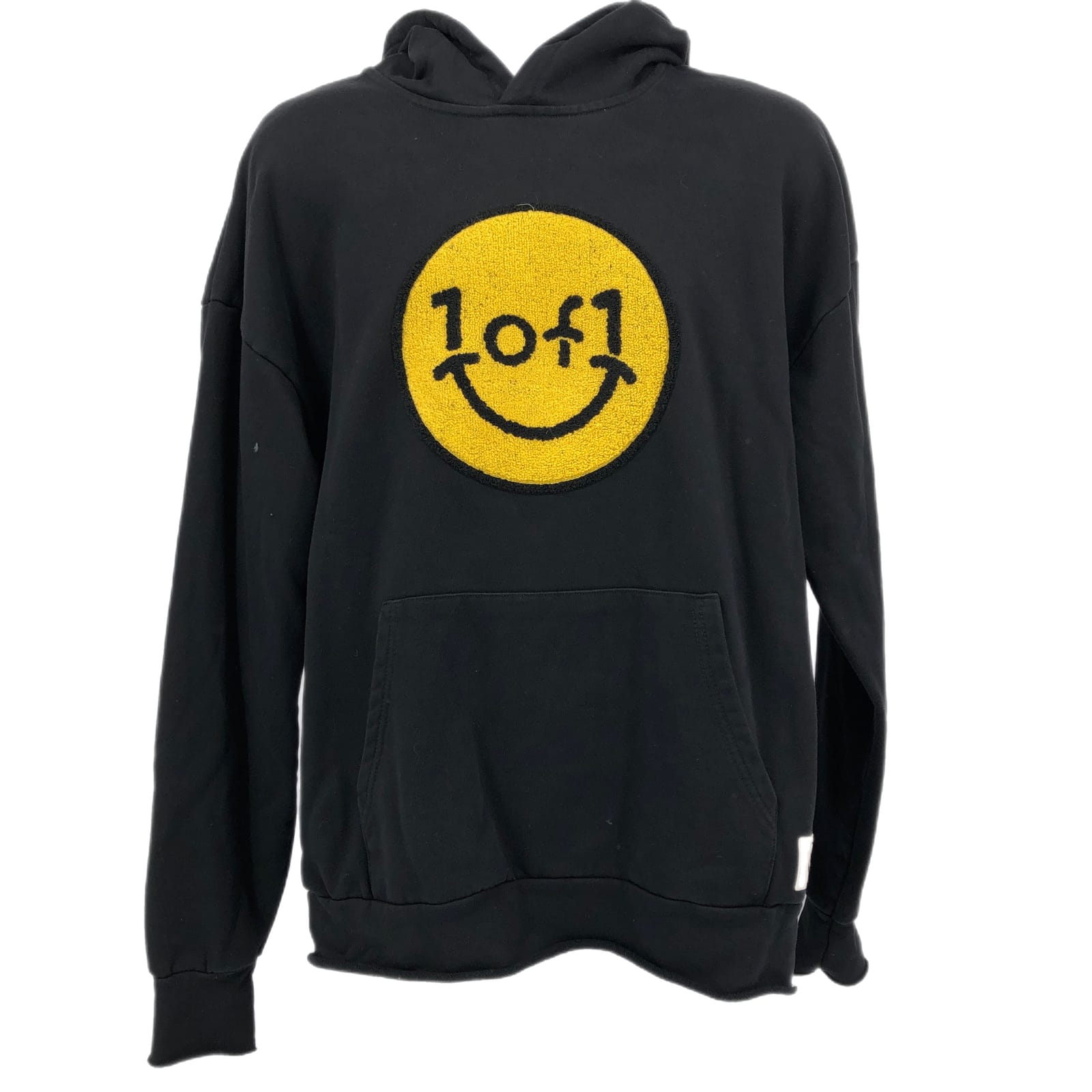 Versatile Black & Yellow Pullover Hoodie