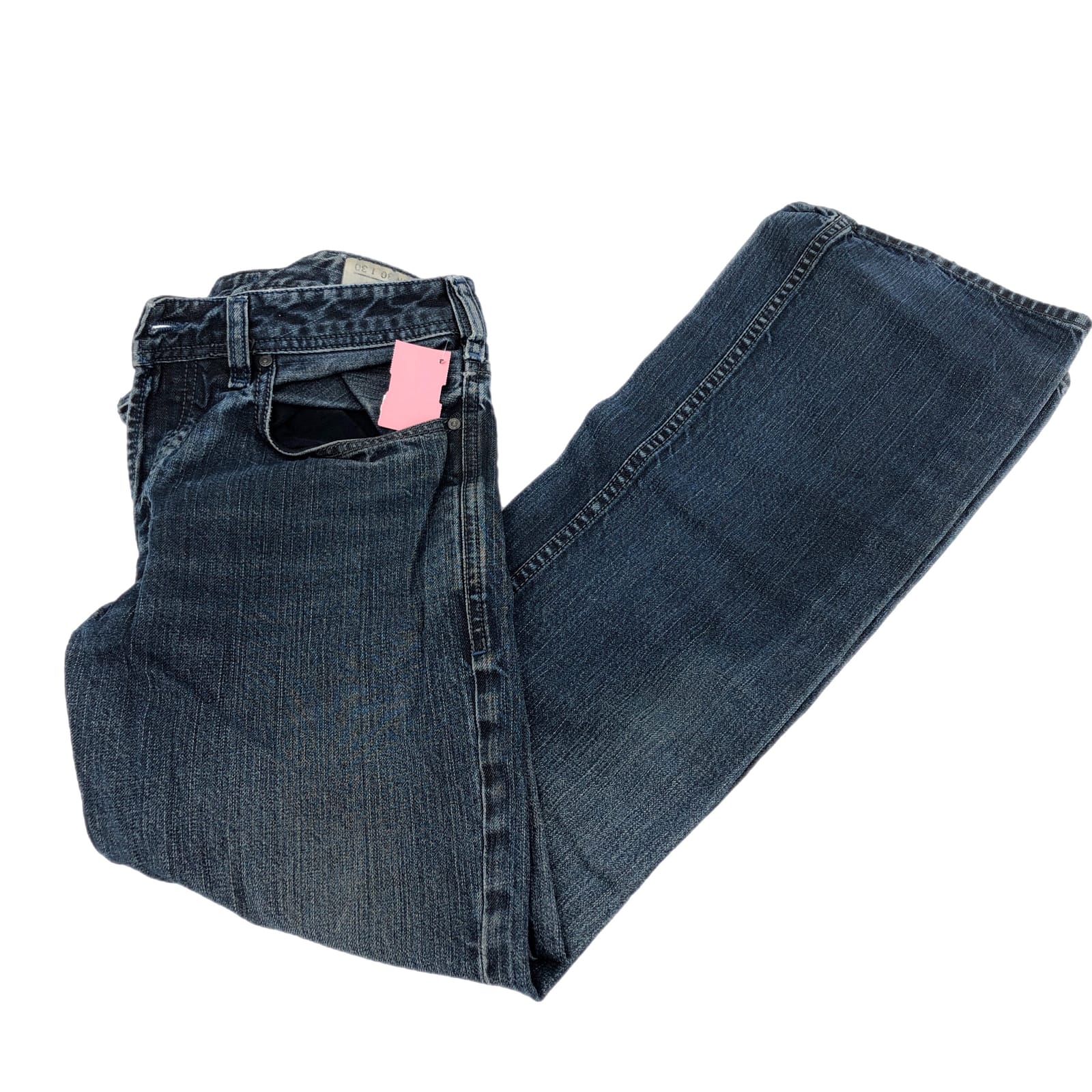 Diesel Blue Medium-Wash Straight Jeans