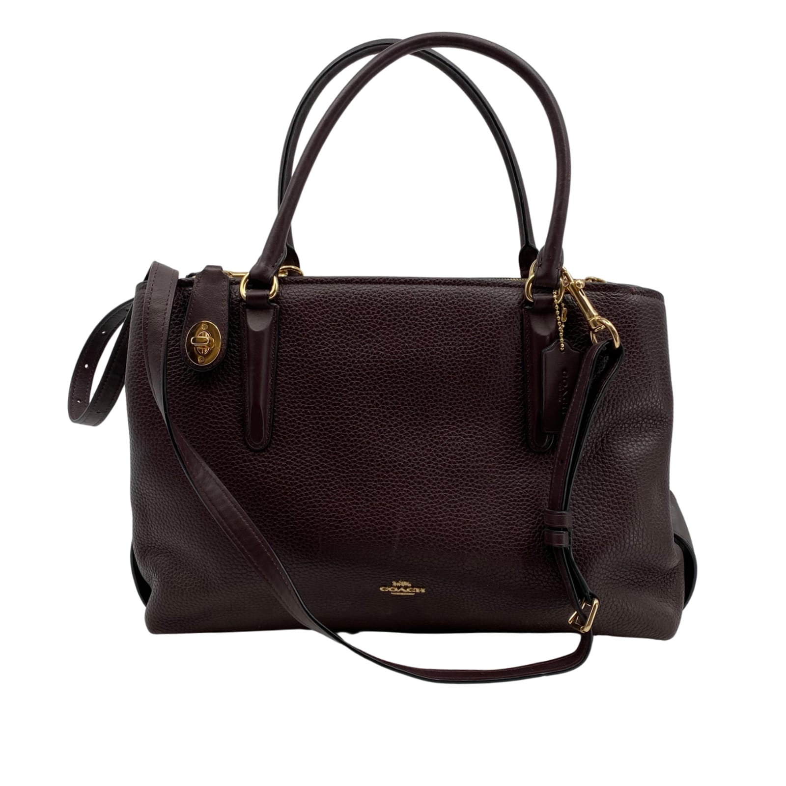Coach Brown Leather Shoulder Bag