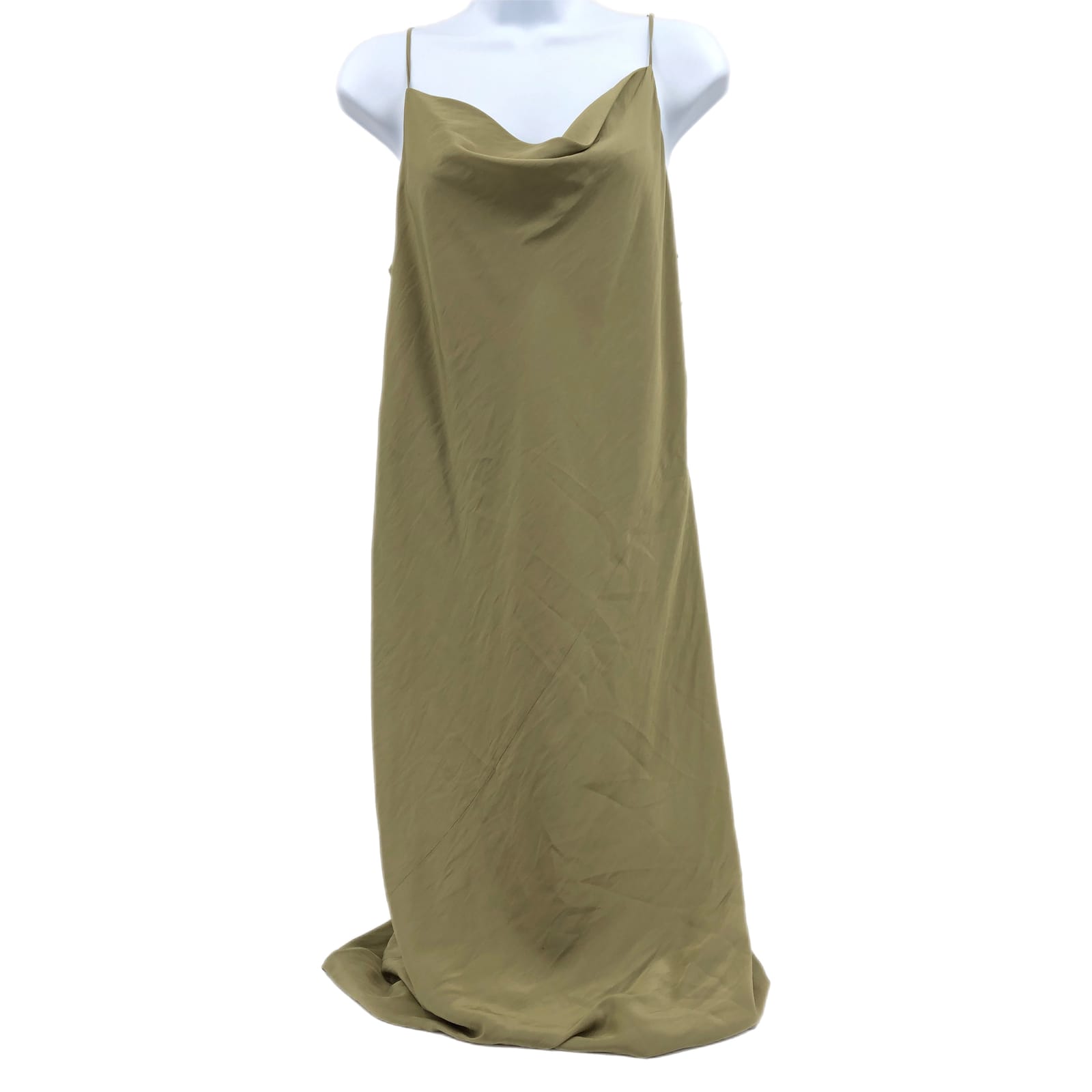 Babaton Green Cowl Neck Maxi Dress