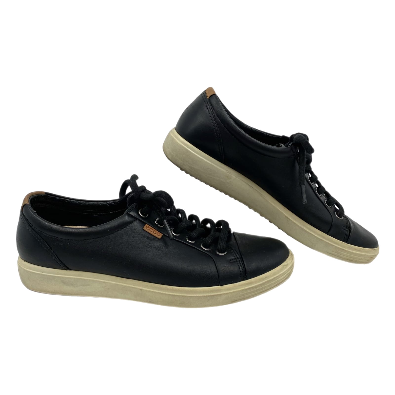 Ecco Black Leather Sneakers