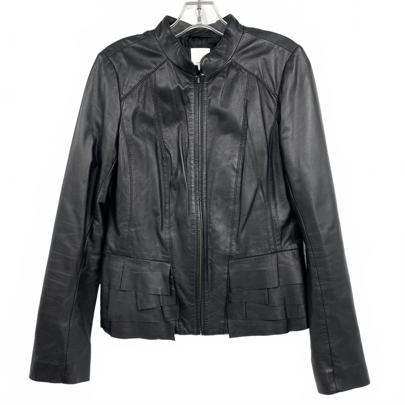 Halogen Black Leather Jacket