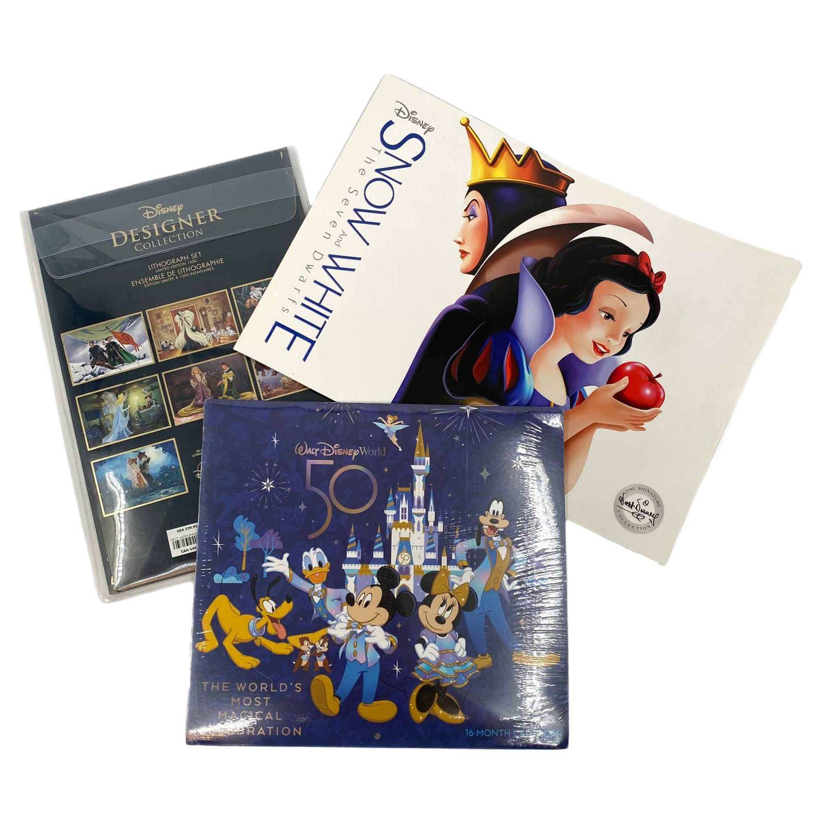 Disney Collectible Lithograph & Calendar Set