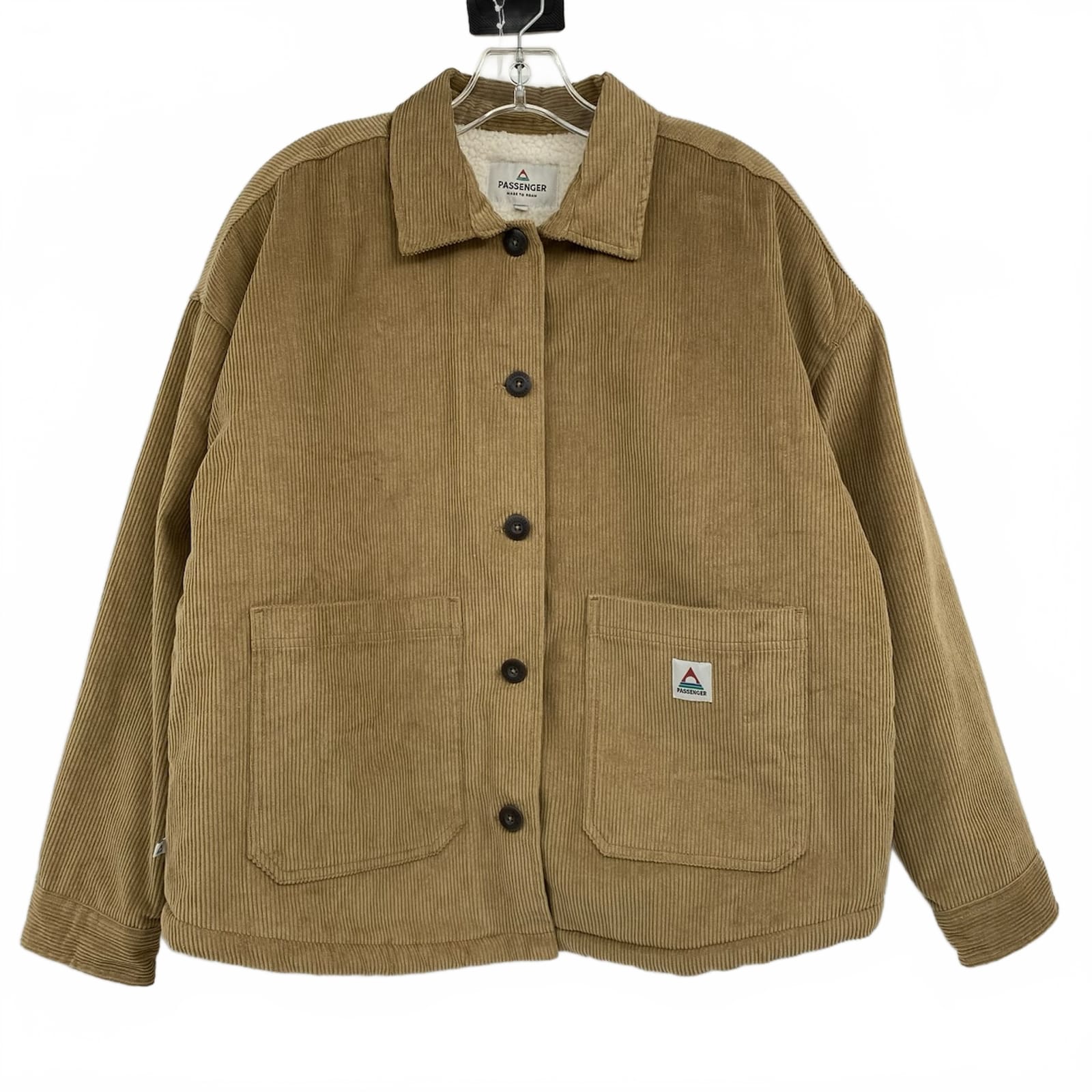 Passenger Brown Corduroy Sherpa-Lined Jacket