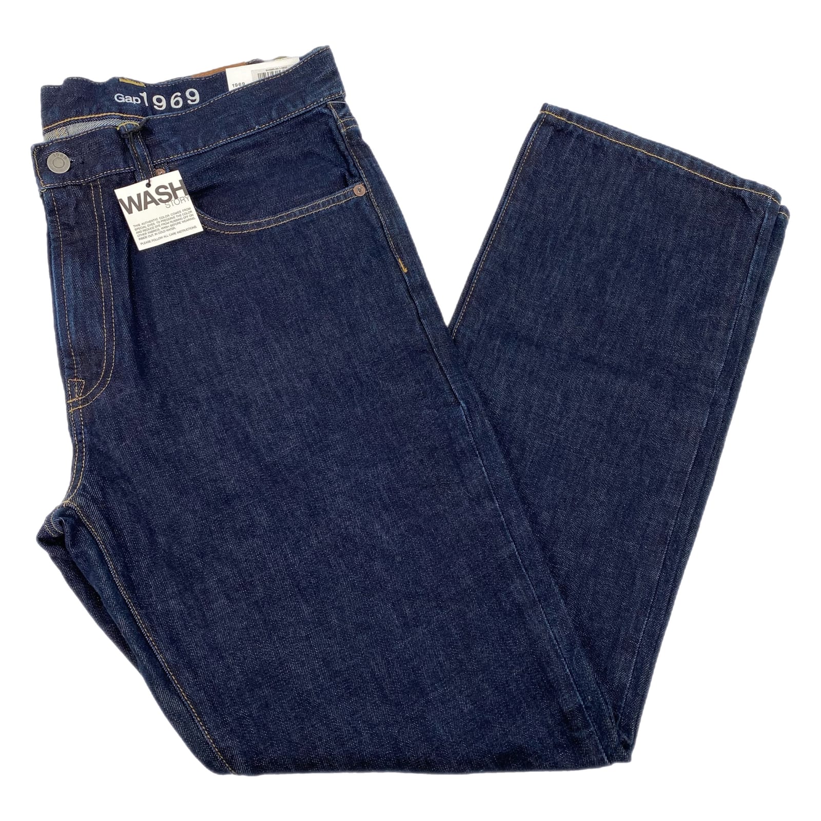 GAP Blue Dark Wash Straight Leg Jeans