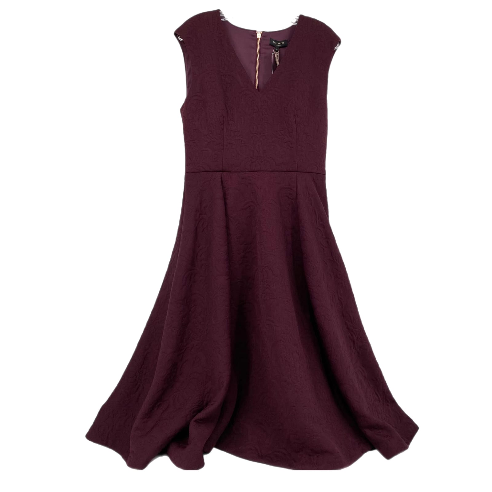 Ted Baker Purple Fit & Flare Maxi Dress