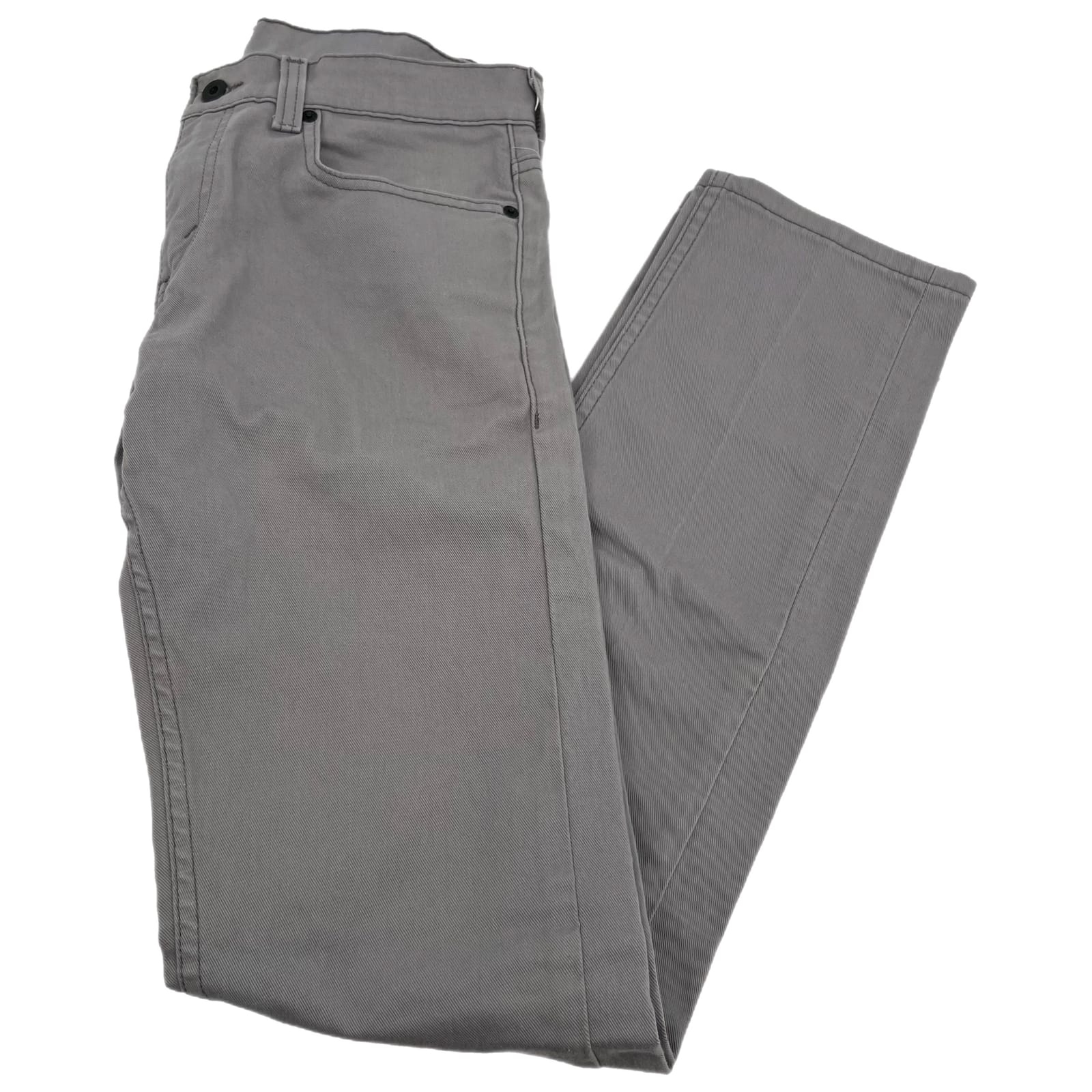 Levi's Gray Straight Mid Rise Jeans